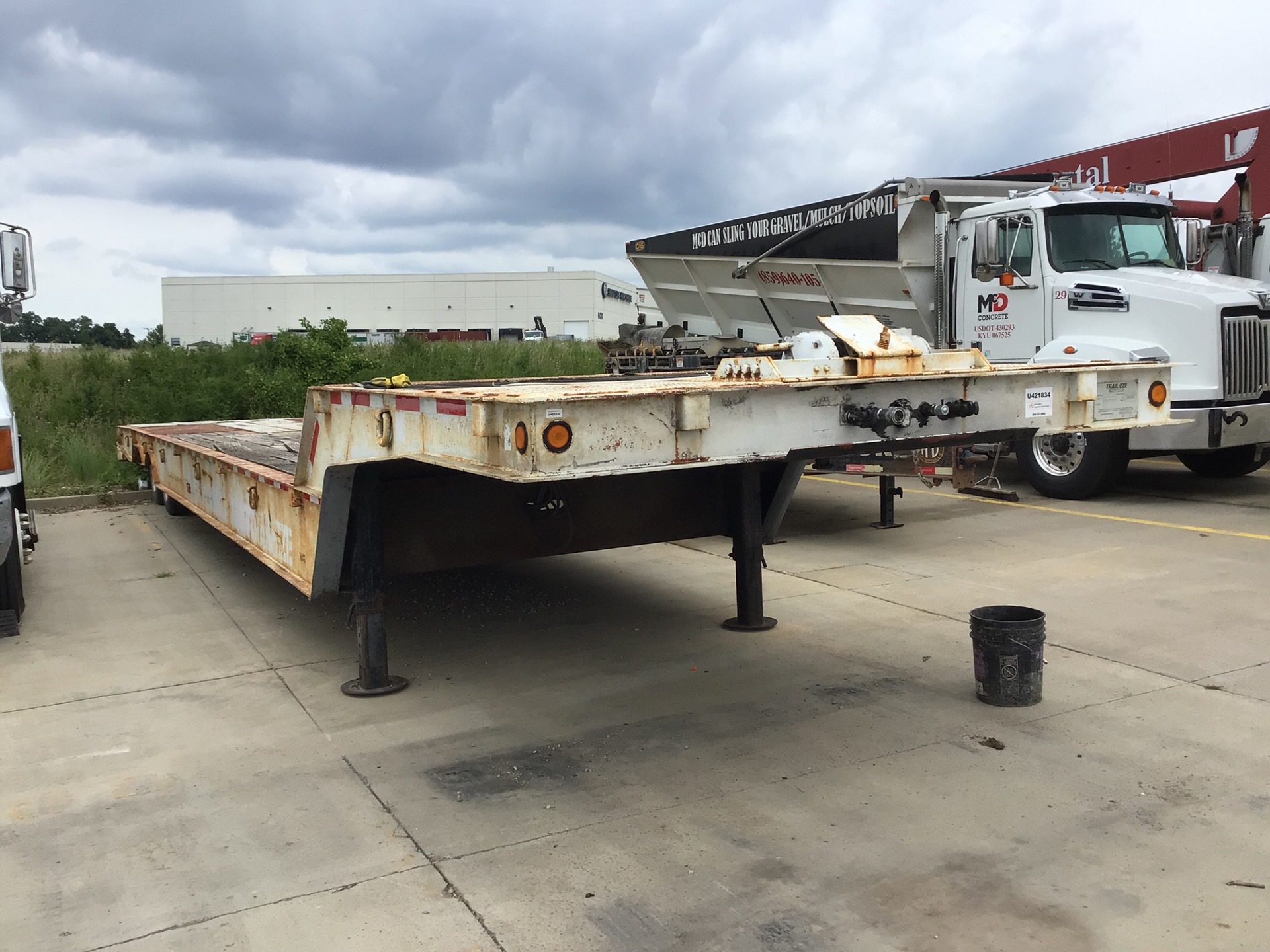 1998 Trail-Eze DHT7048 38 ft Hydraulic Tail Trailer