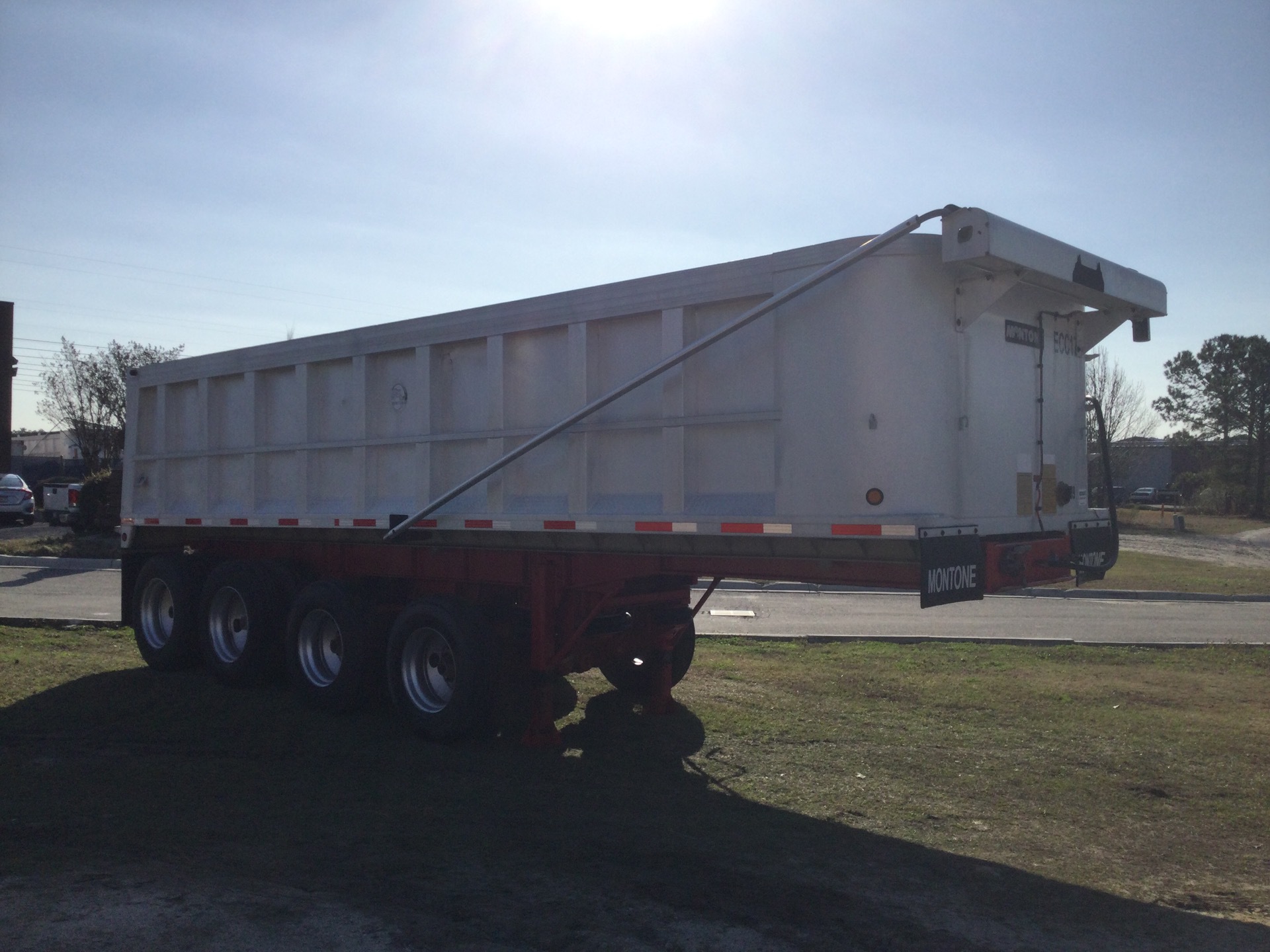 2000 Dorsey ADTA-27-M 27 ft Quad/A Aluminum End Dump Trailer