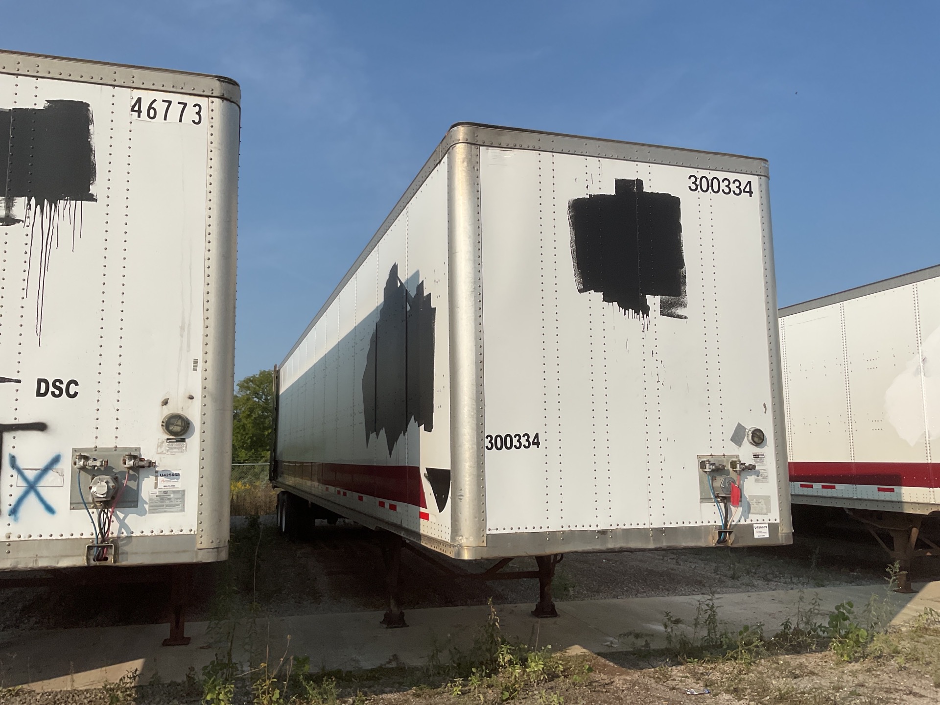 2008 Wabash DVCHPC 53 ft T/A Van Trailer