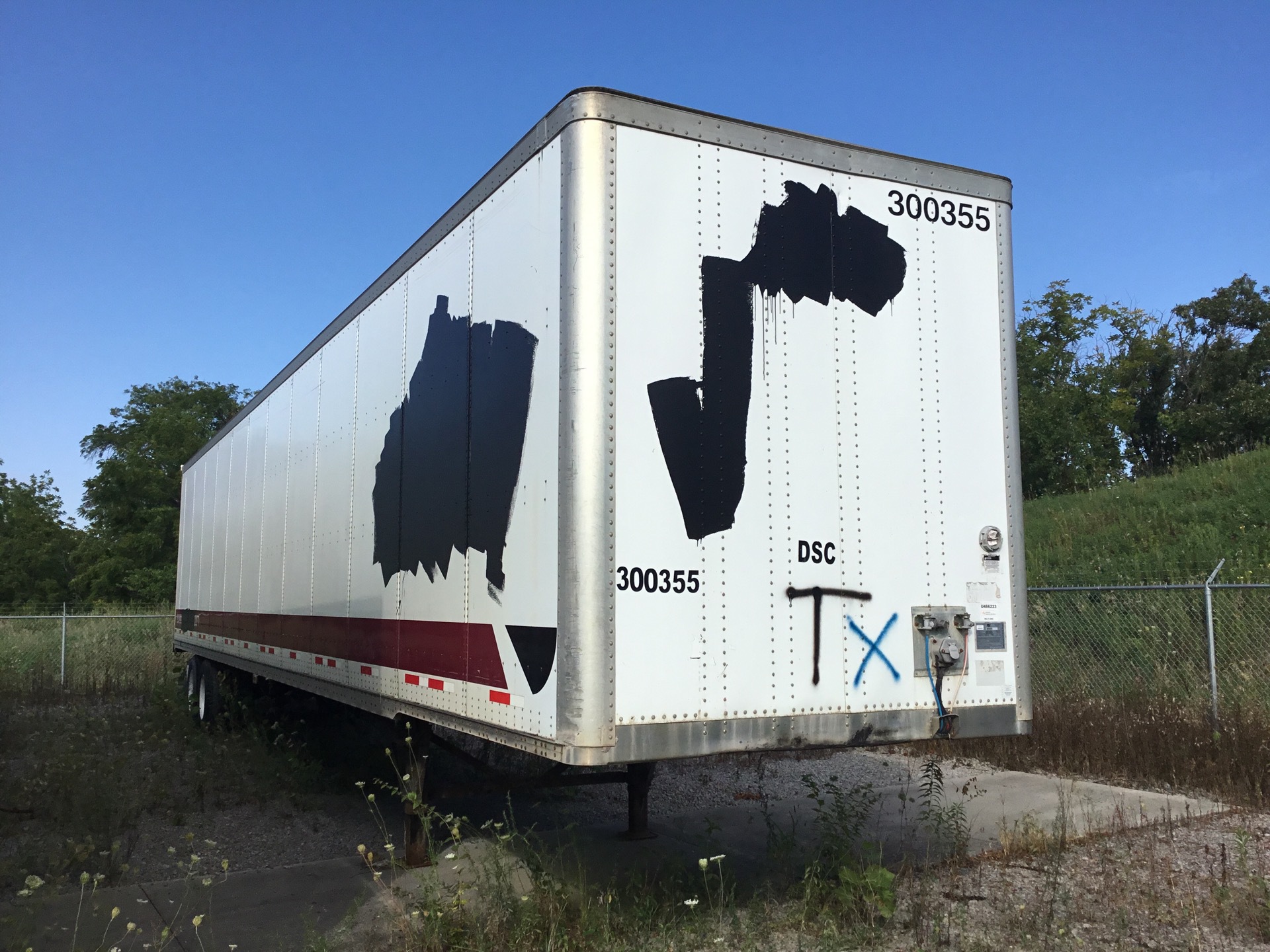 2008 Wabash DVCVHPC 53 ft x 102 in T/A Van Trailer