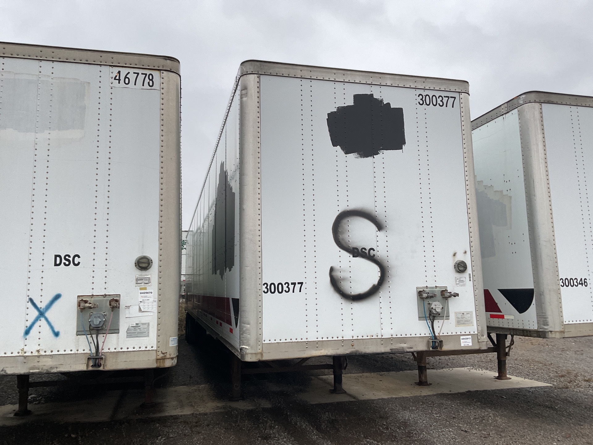 2008 Wabash 53 ft T/A Van Trailer