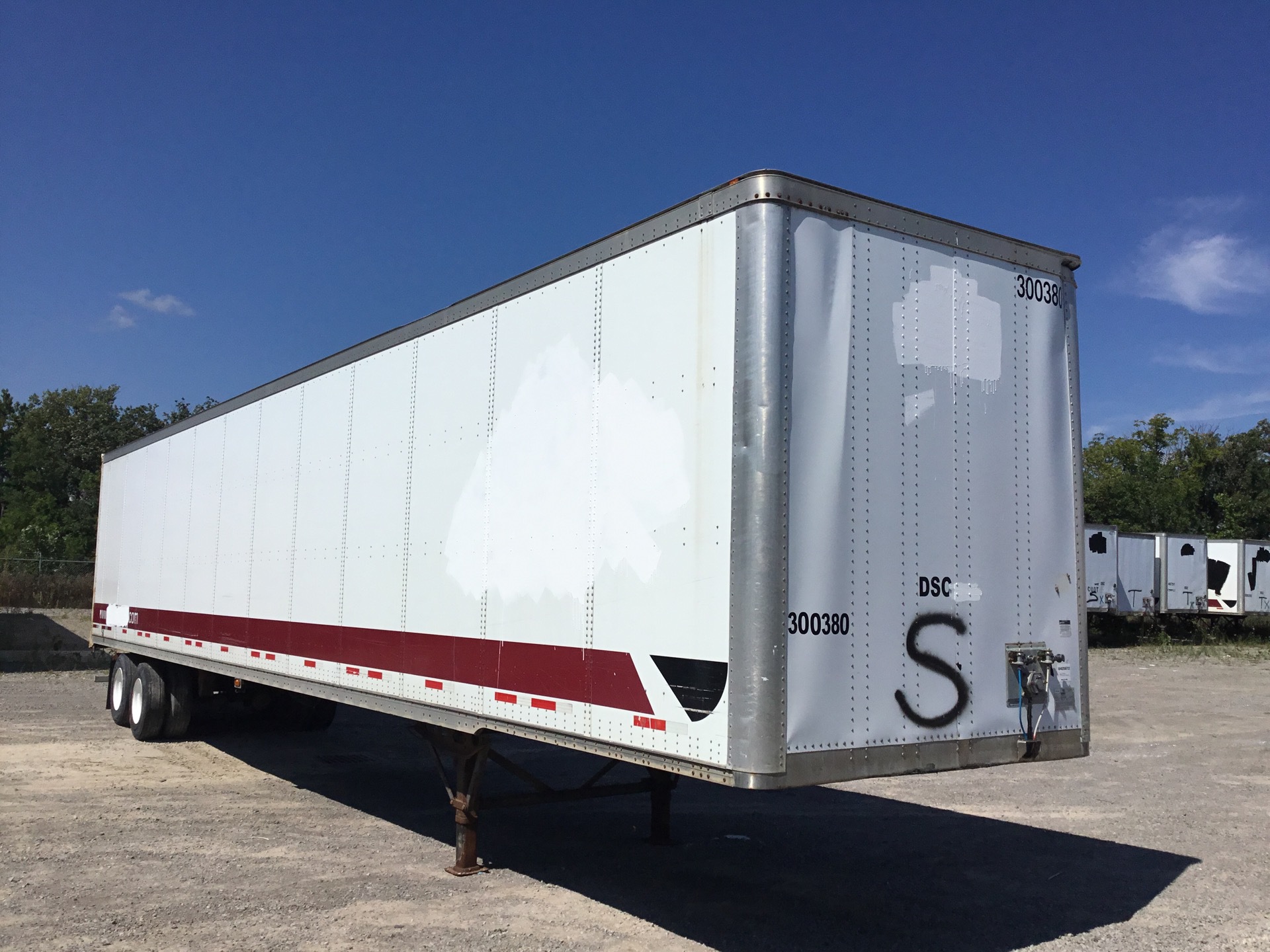 2008 Wabash DVCVHPC 53 ft x 102 in T/A Van Trailer