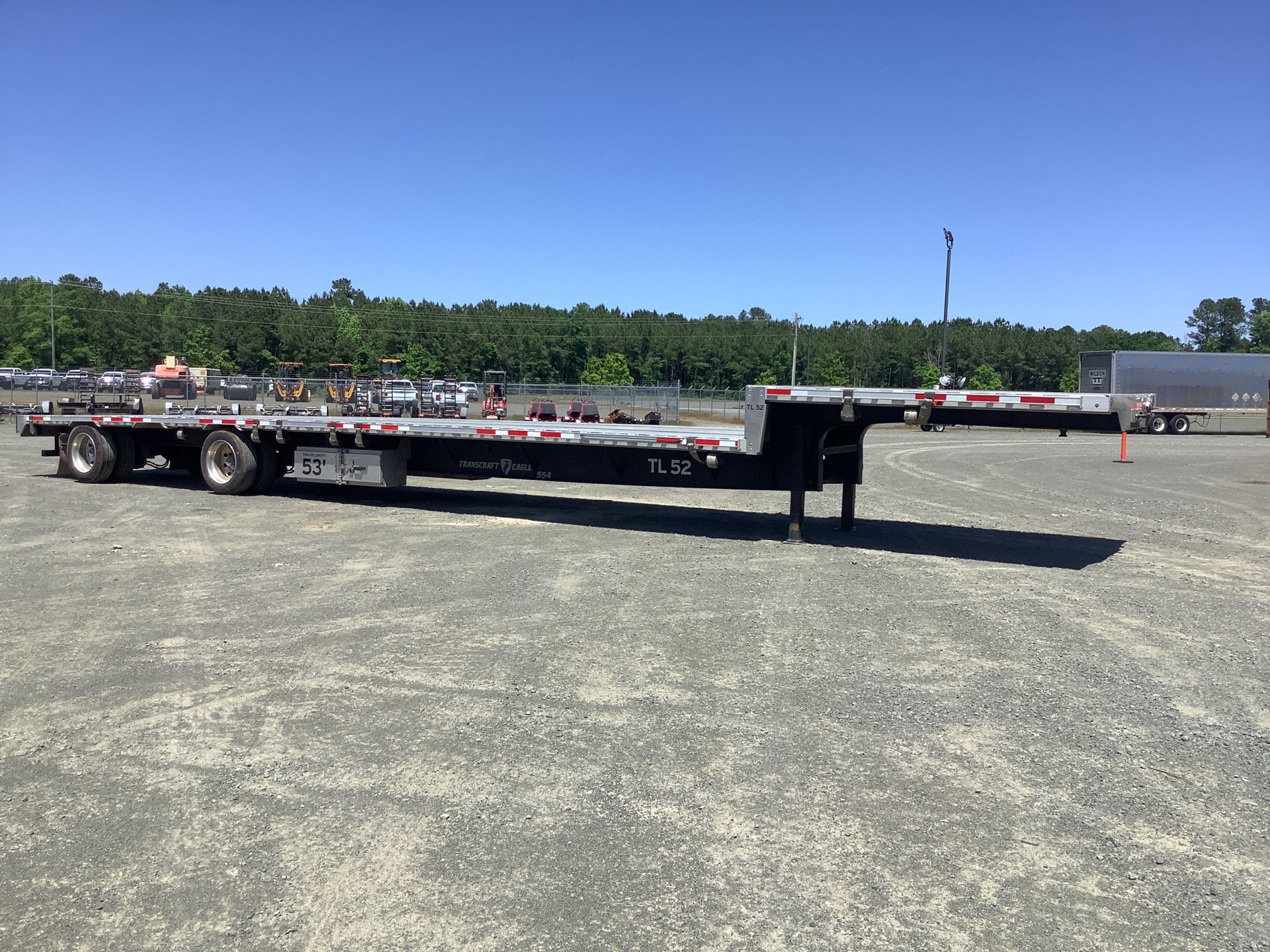 2021 Transcraft 53 ft Spread Axle Single Drop Step Deck Trailer