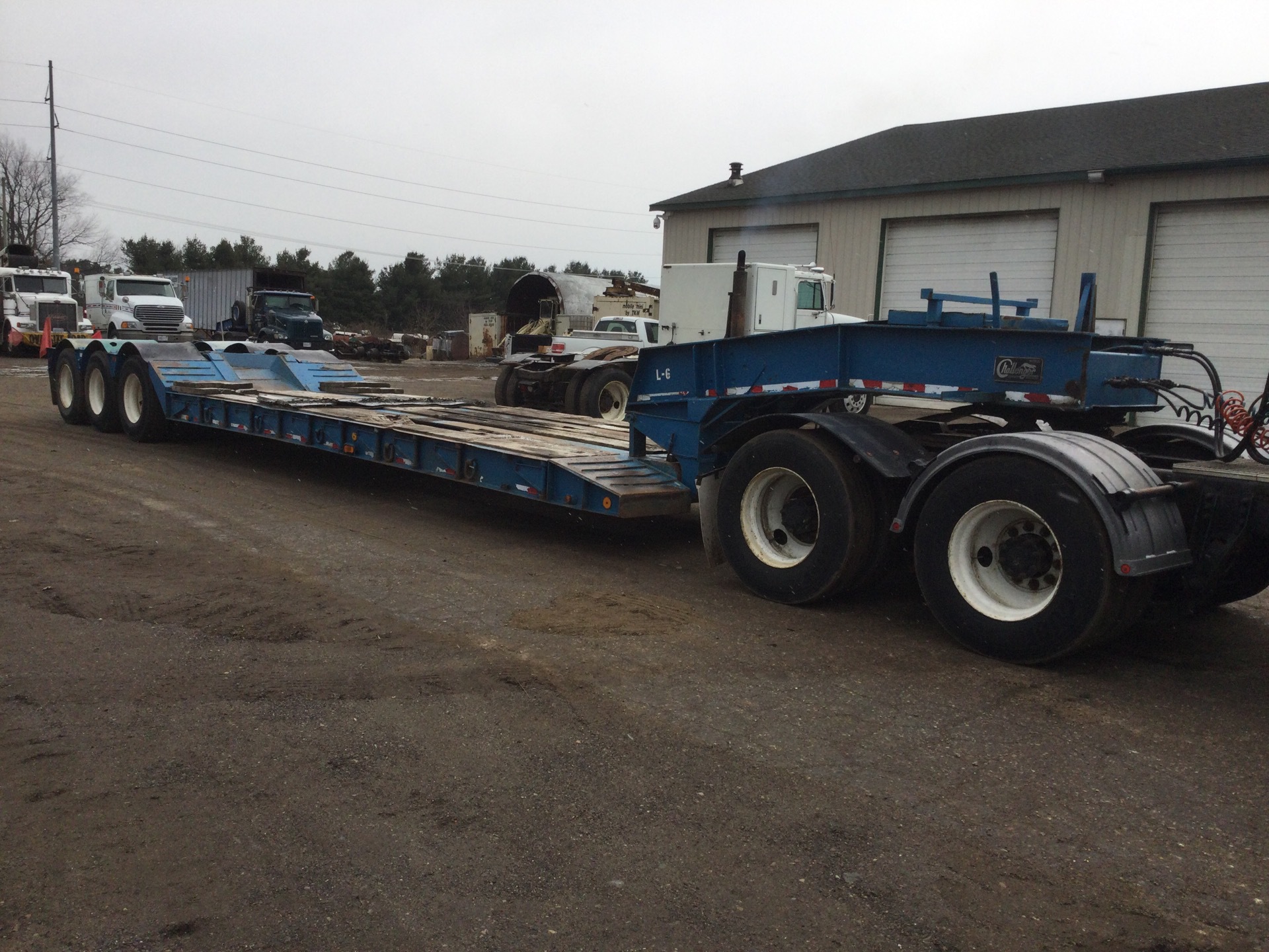 1998 Witzco Challenger RG-50 50 ton Tri/A Removable Gooseneck Lowboy Trailer