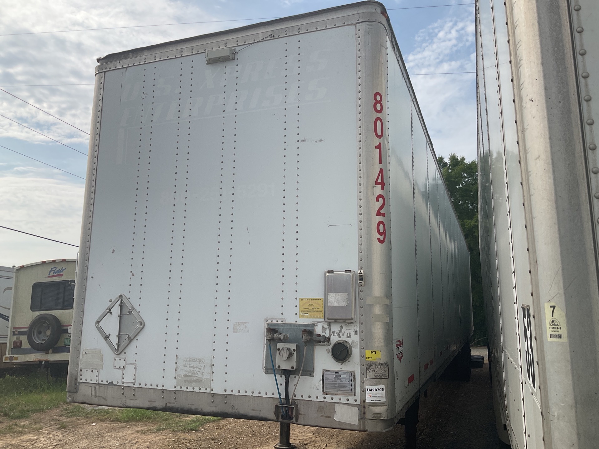 2016 Wabash DVHDHPC T/A Van Trailer