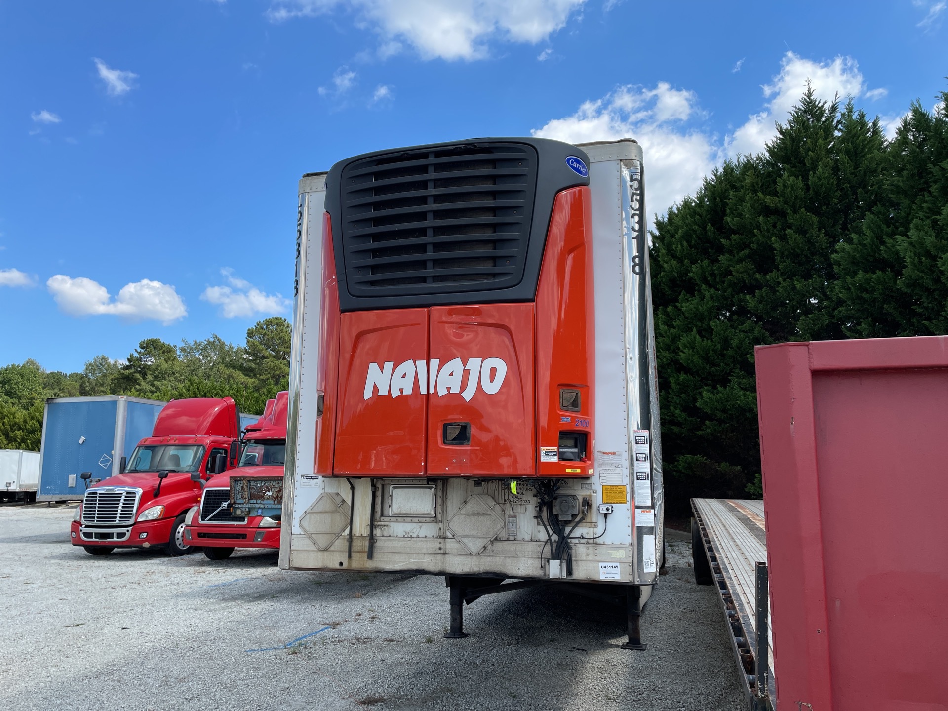 2013 Utility VS2RA 53 ft x 102 in T/A Refrigerated Trailer