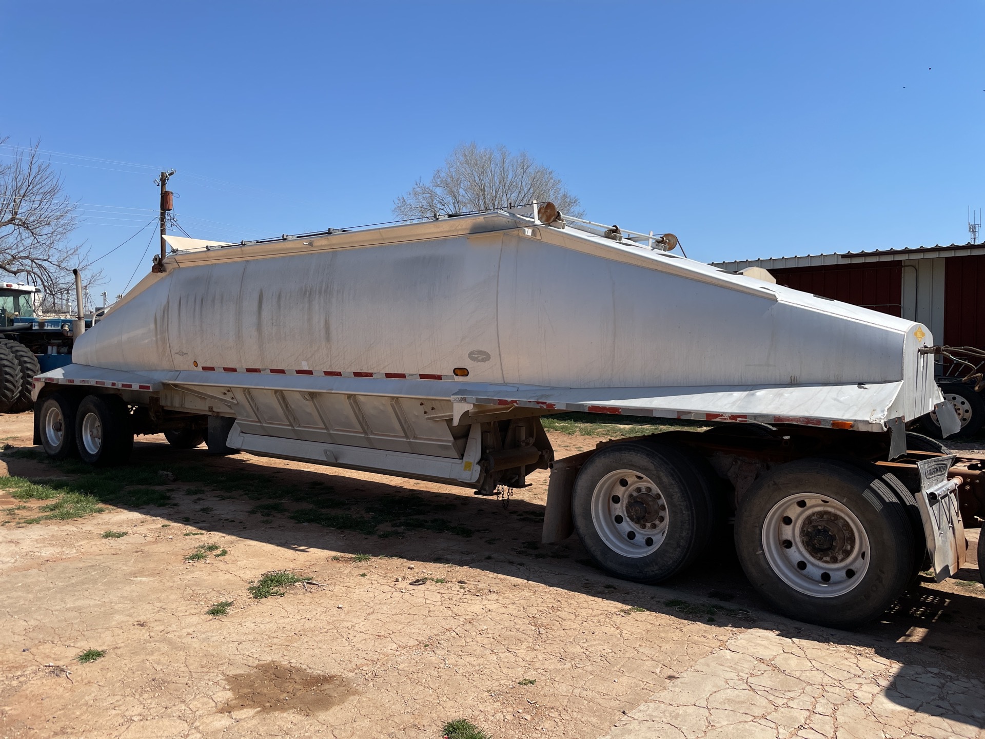 1997 Beall BABDS-24-1 T/A Aluminum Belly Dump Trailer