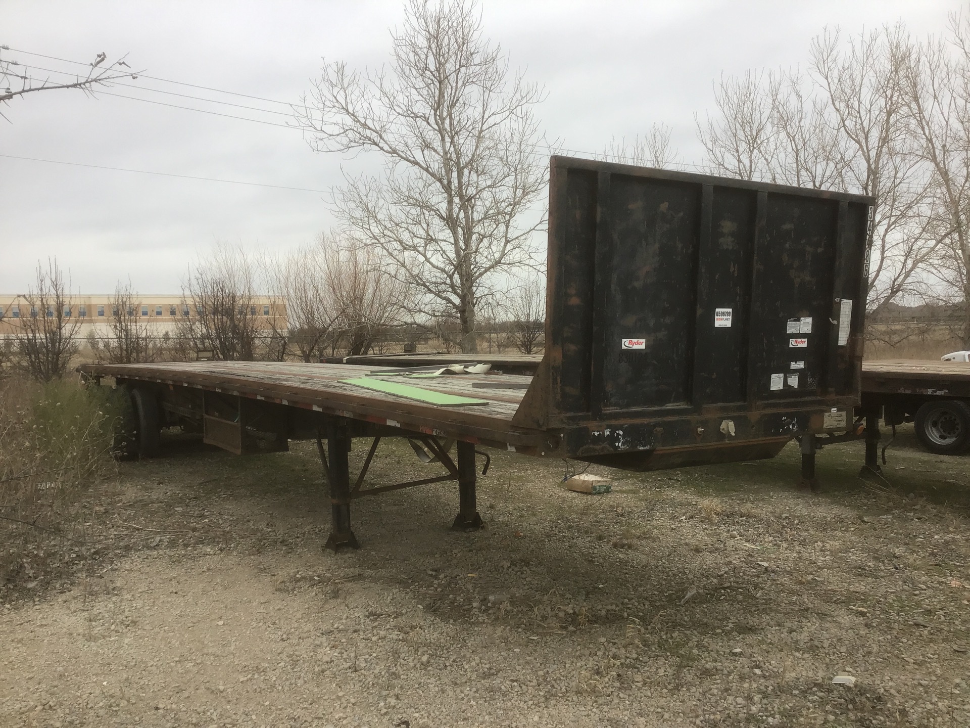 1997 Aztec Flatbed 45 ft Flatbed Trailer