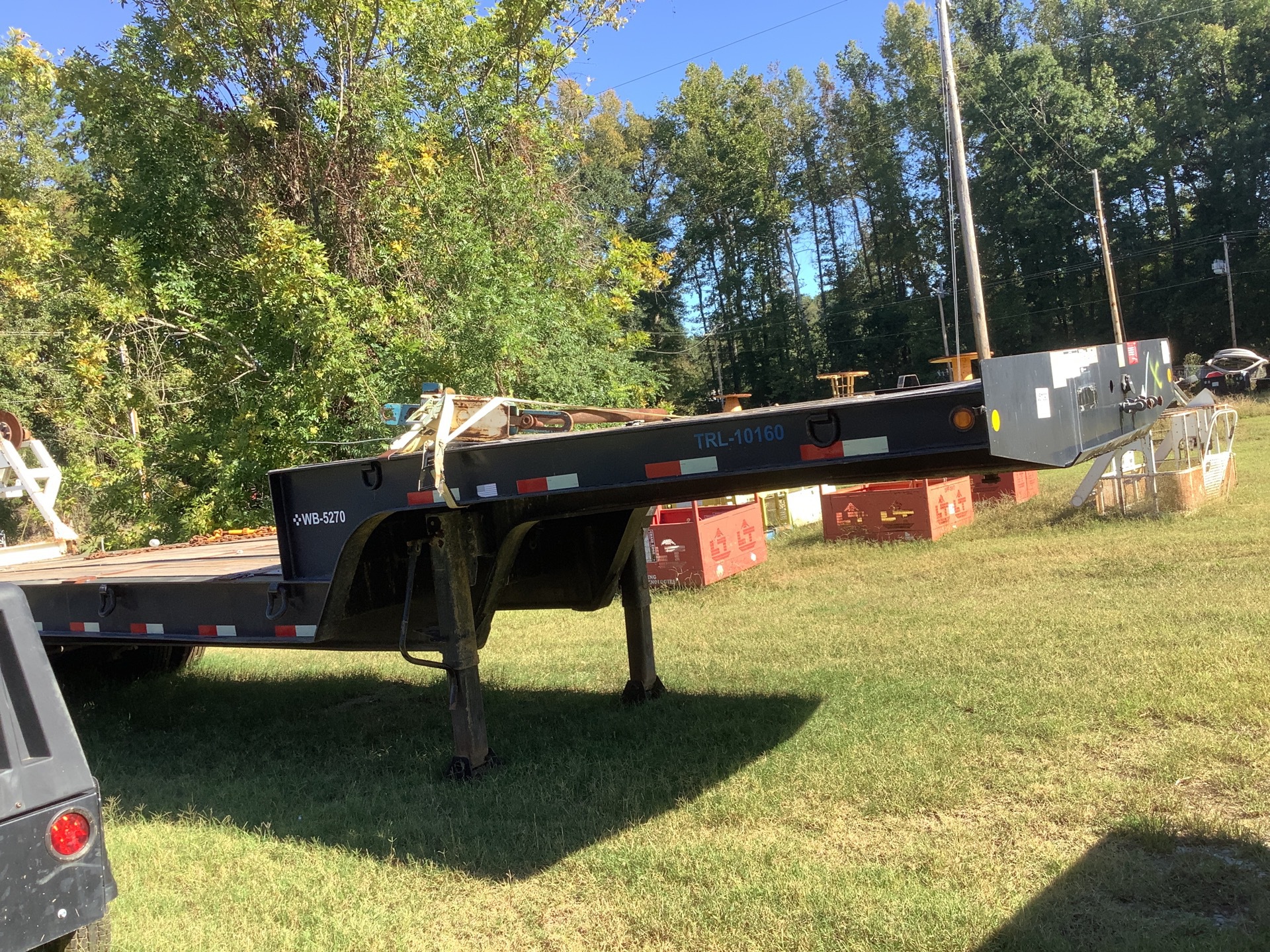 2014 Dynaweld LB52-38 38 ft Tri/A Single Drop Step Deck Trailer