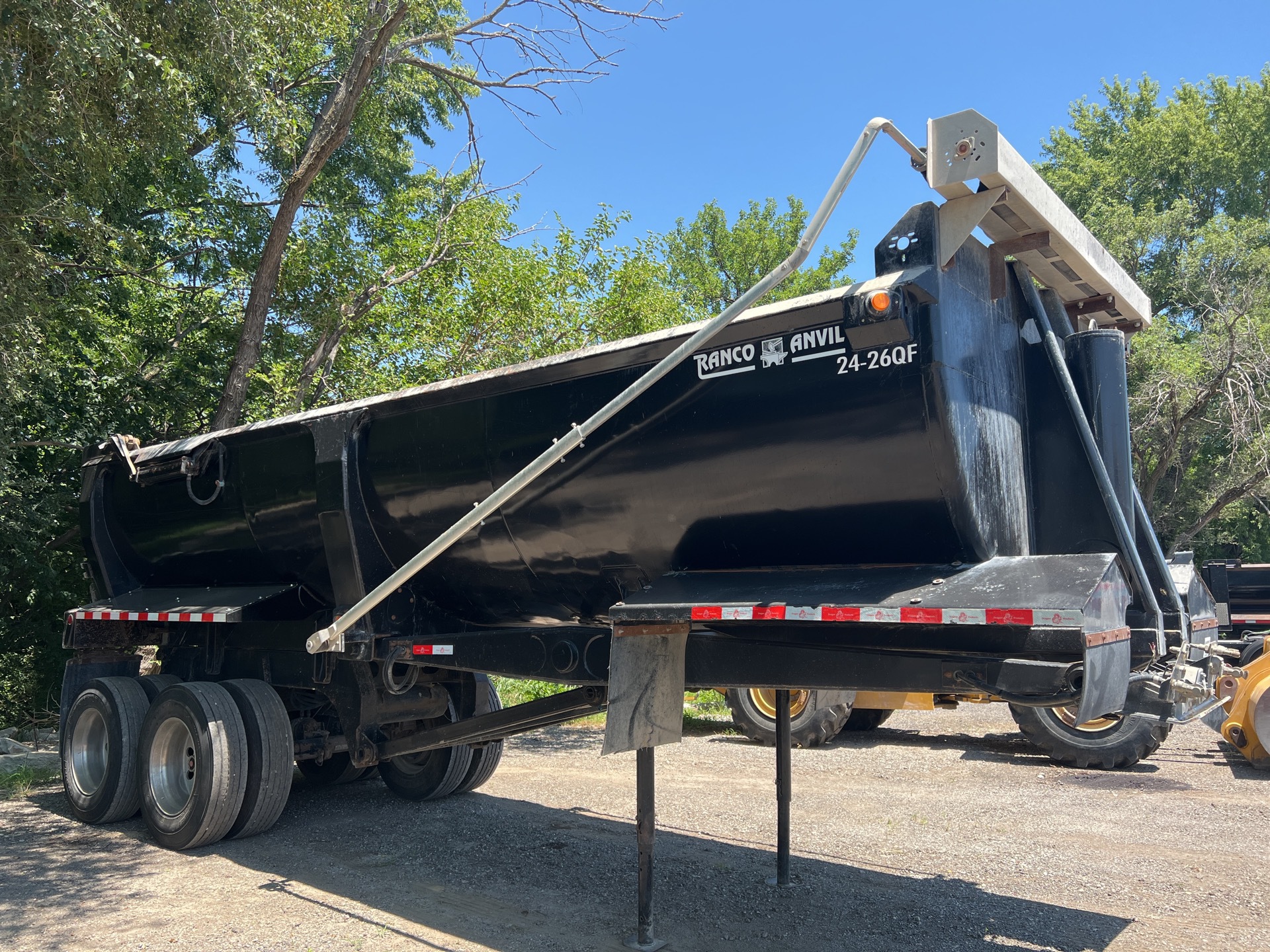 2015 Ranco 24 ft T/A B-Train Lead End Dump Trailer