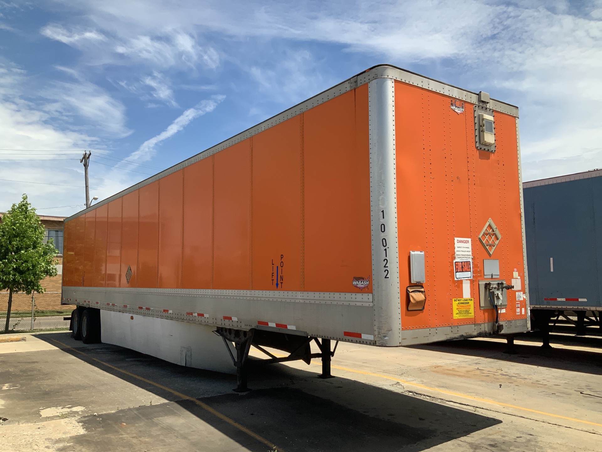 2011 Wabash DVHDHPC T/A Van Trailer