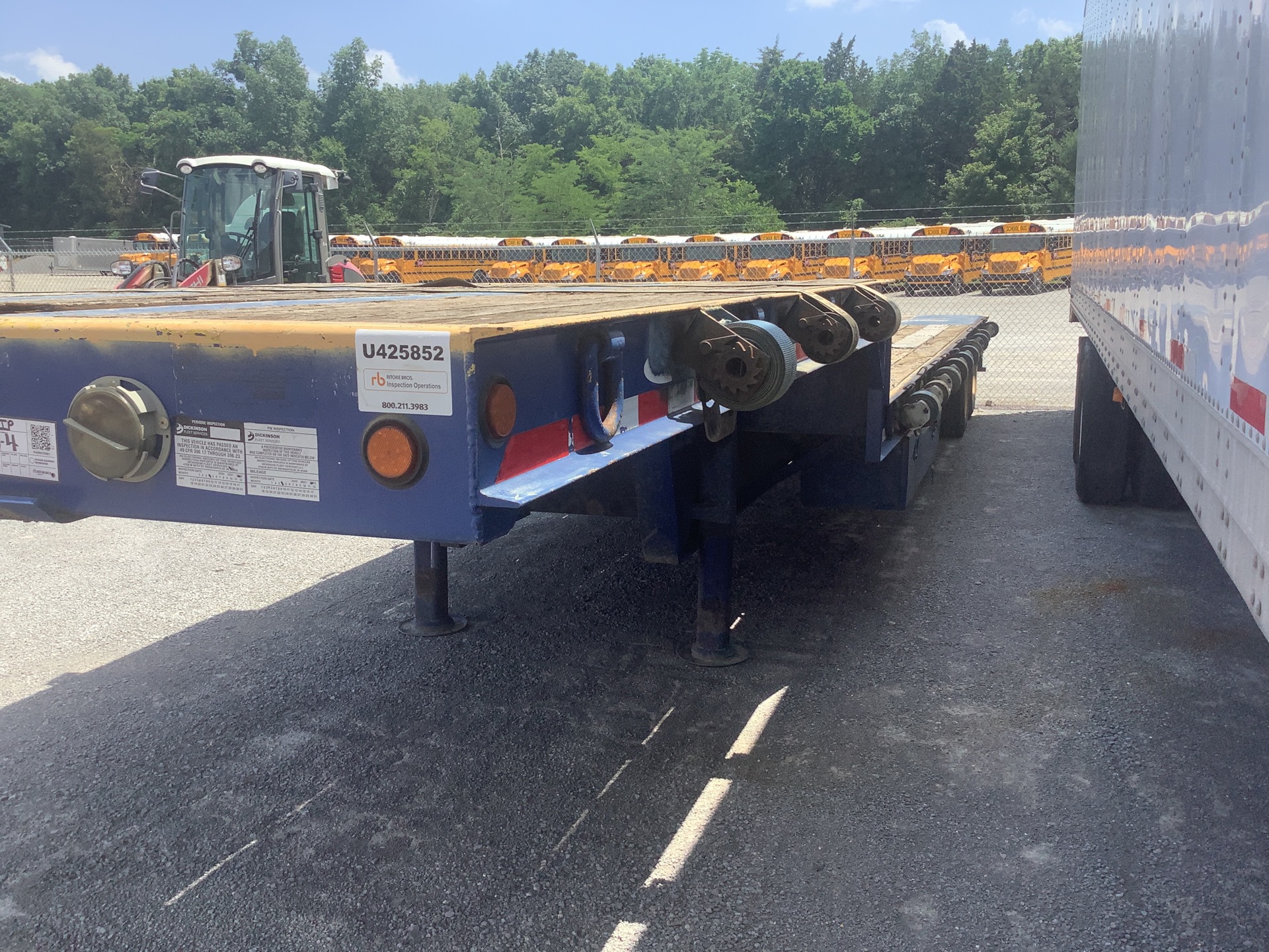 2011 Ledwell LW38SDT T/A Single Drop Step Deck Trailer