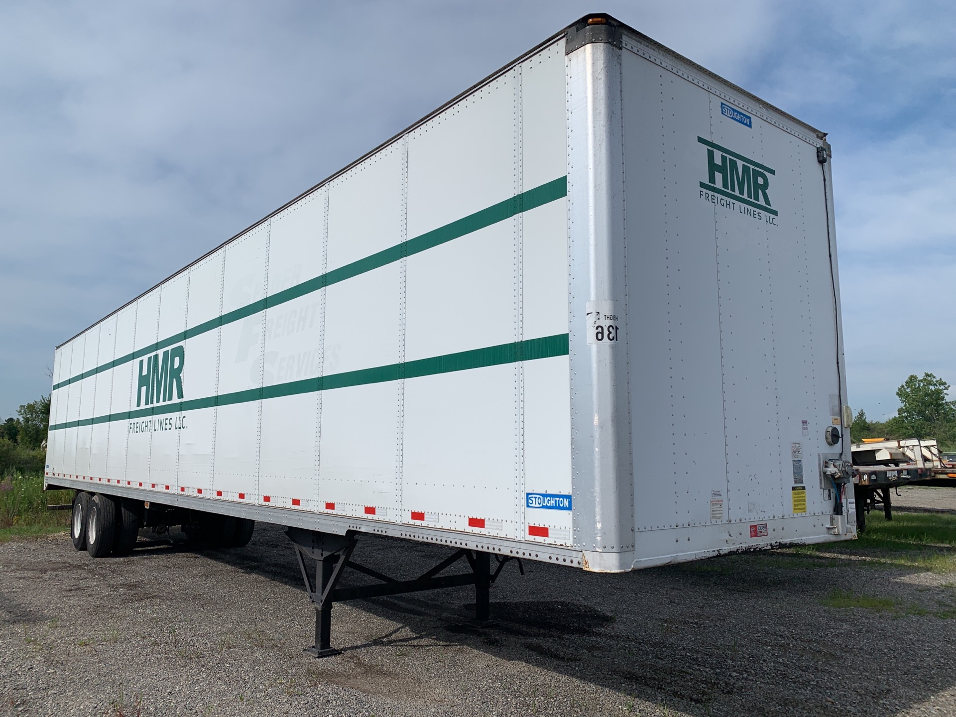 2009 Stoughton 53 ft T/A Van Trailer