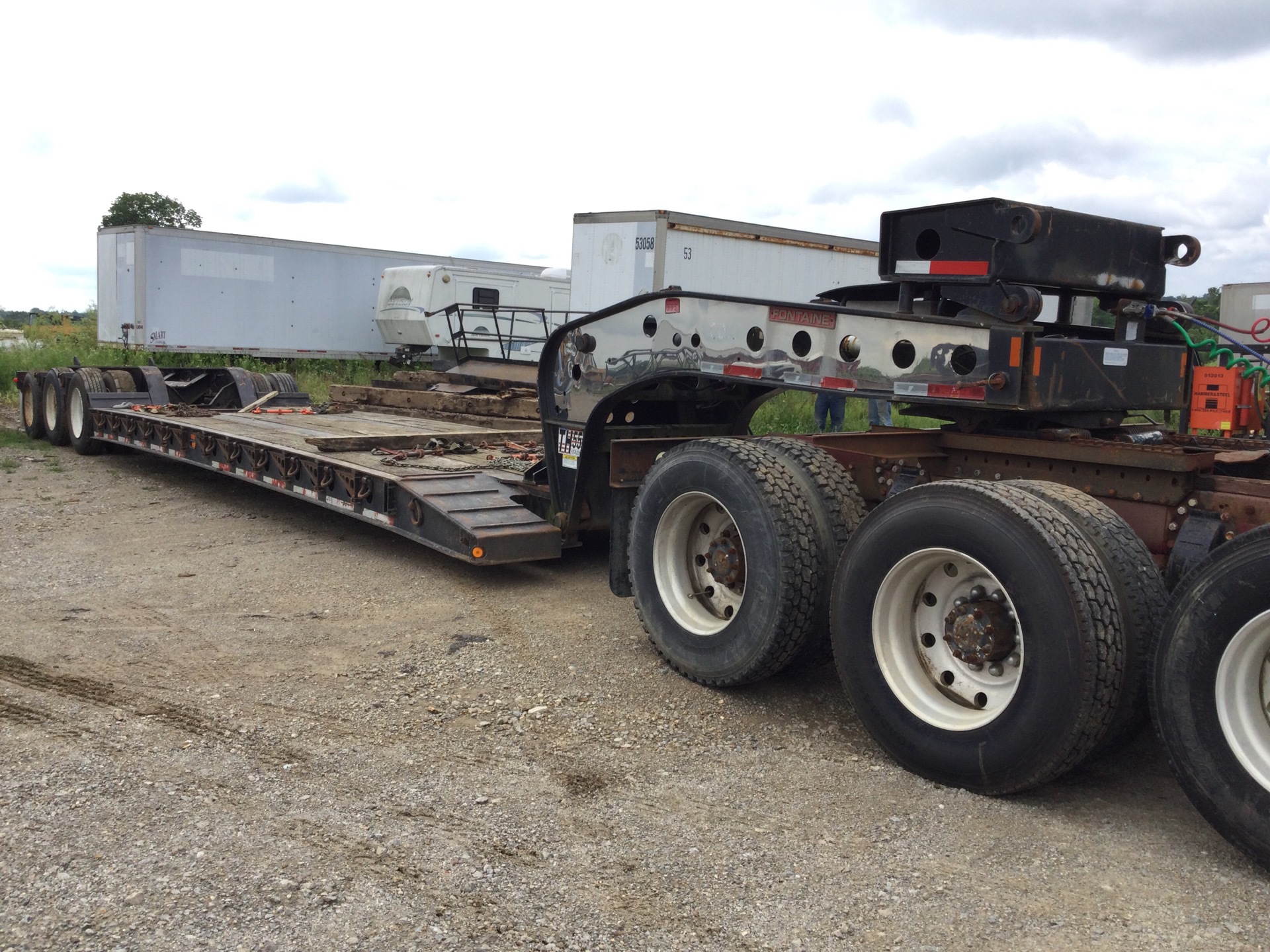 2007 Fontaine TH55 26 41 ft x 102 in Lowboy Trailer