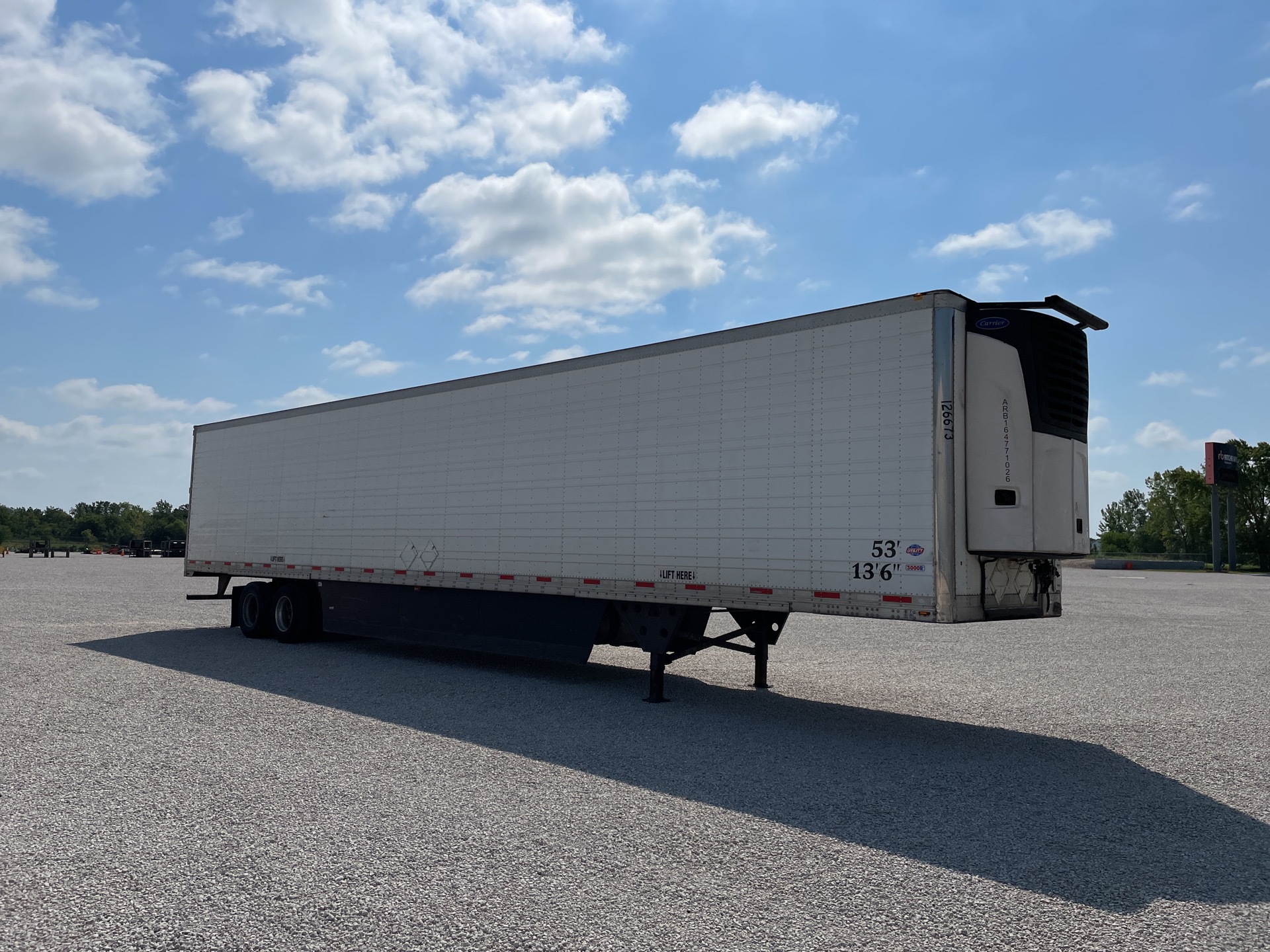 2016 Utility VS2RA 53 ft x 102 in T/A Refrigerated Trailer