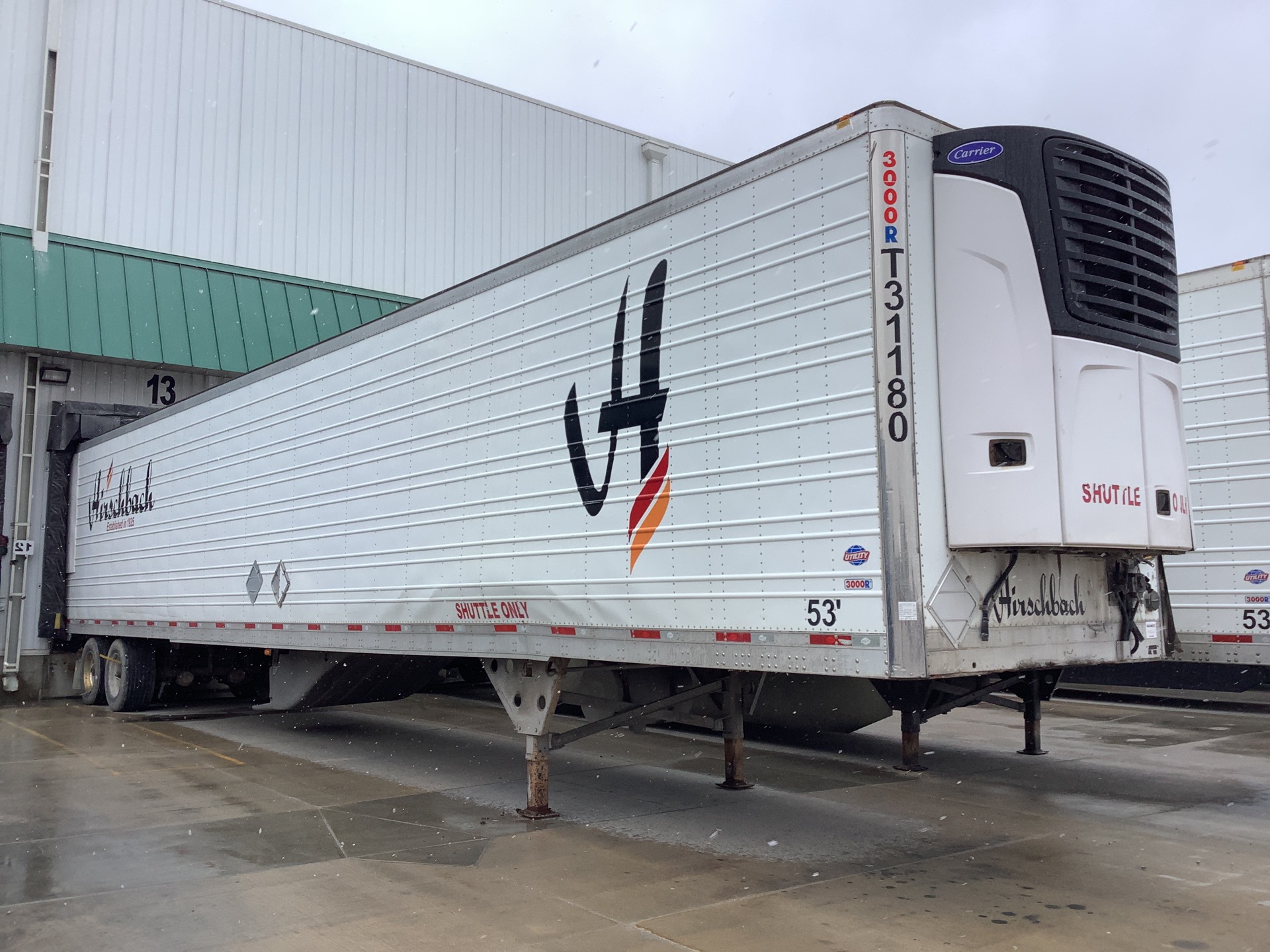 2013 Utility VS2RA 53 ft T/A Refrigerated Trailer