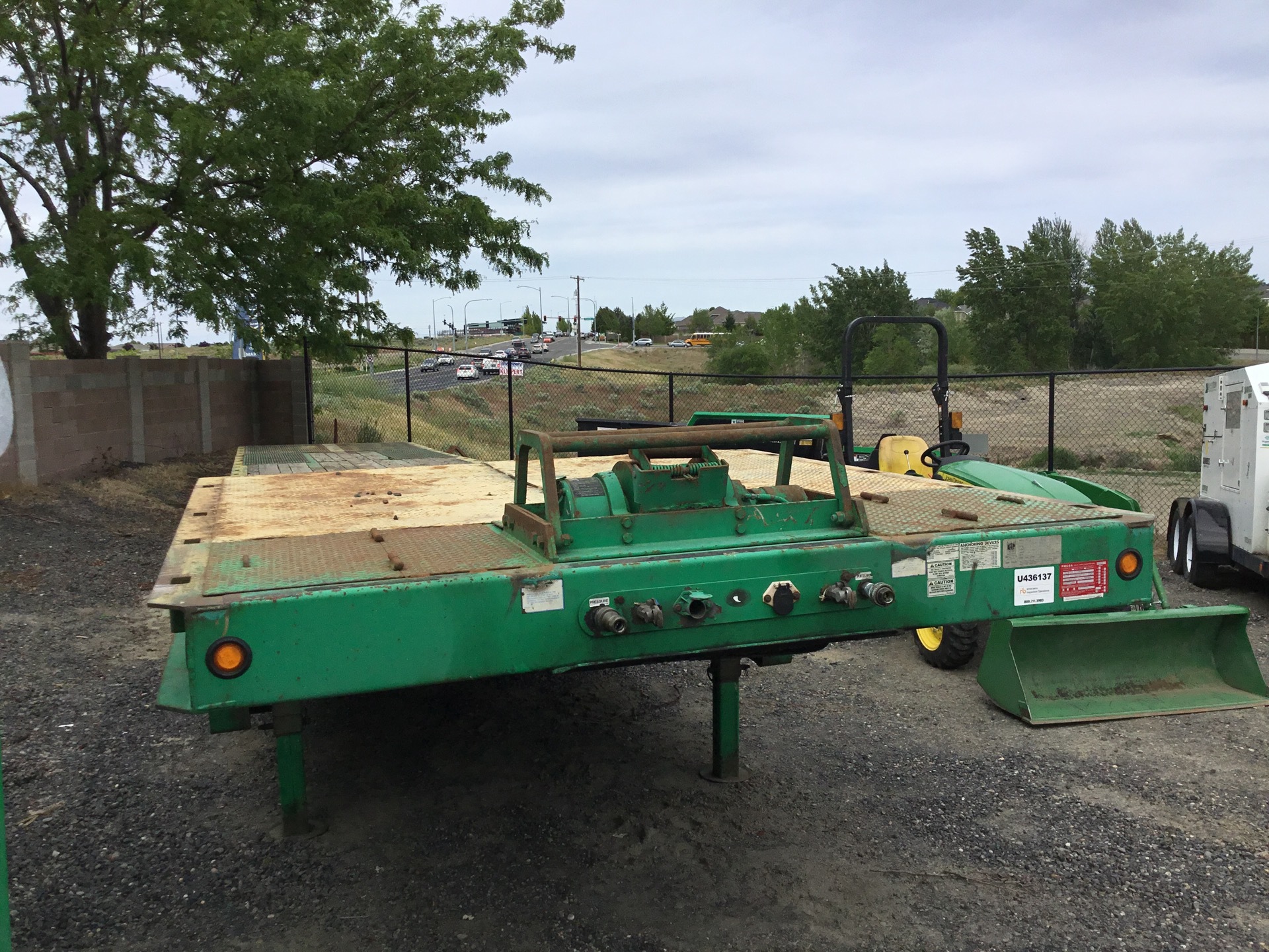 2013 Trail King TK70HT-482 43 ft T/A Hydraulic Tail Trailer