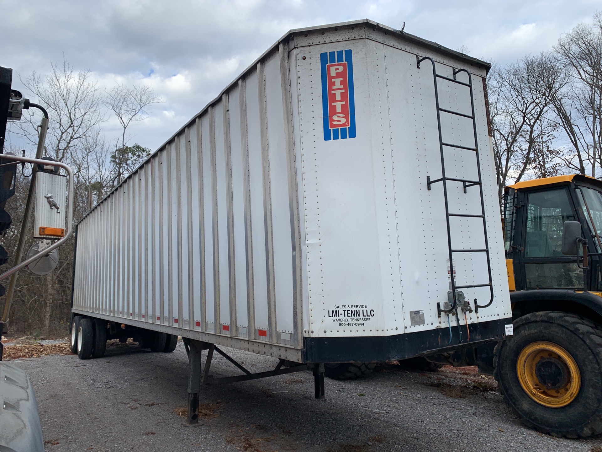 2018 Pitts CV45 45 ft T/A Open-Top Chip Trailer