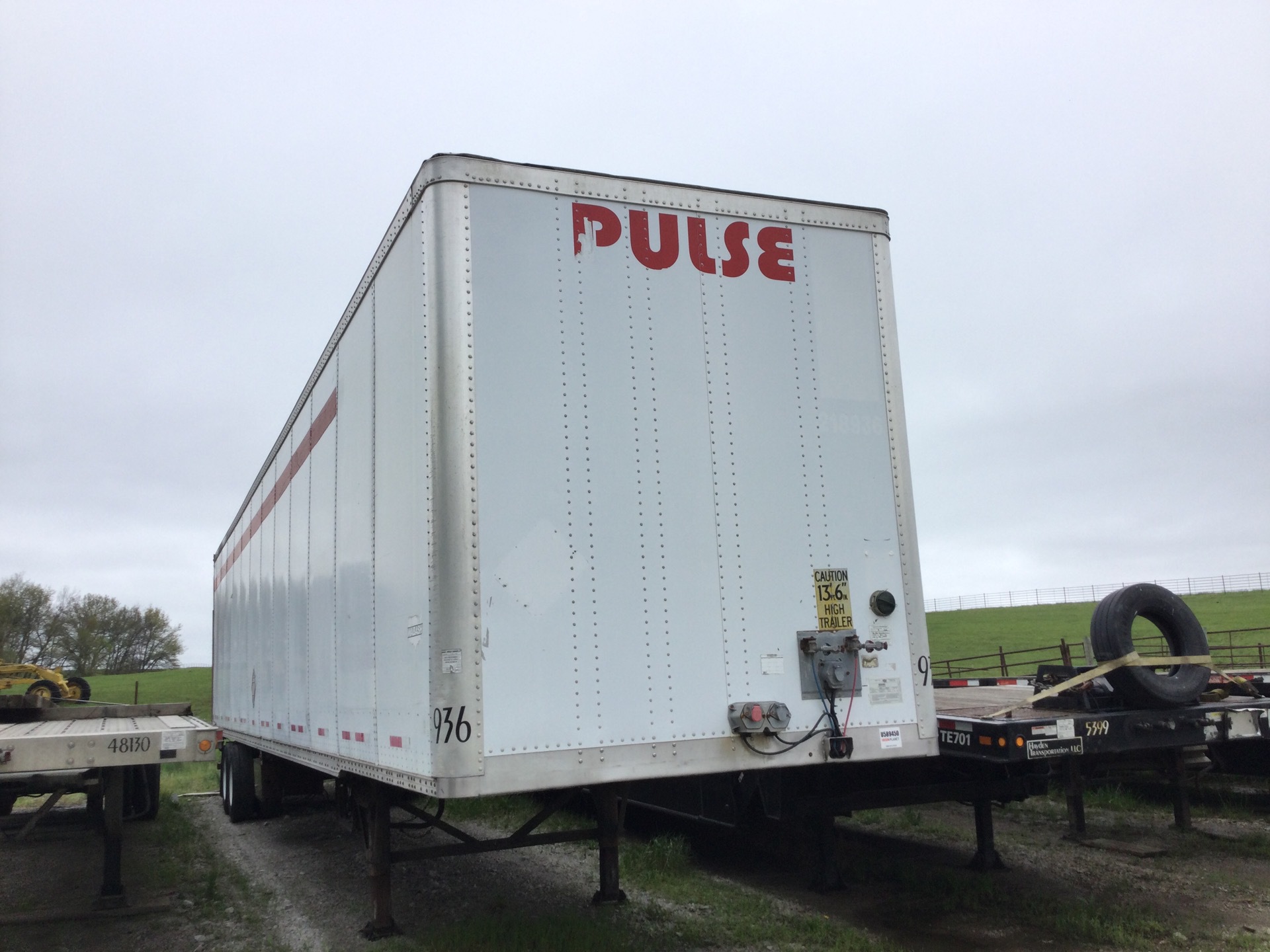2007 Wabash DVCVHPC 53 ft T/A Van Trailer