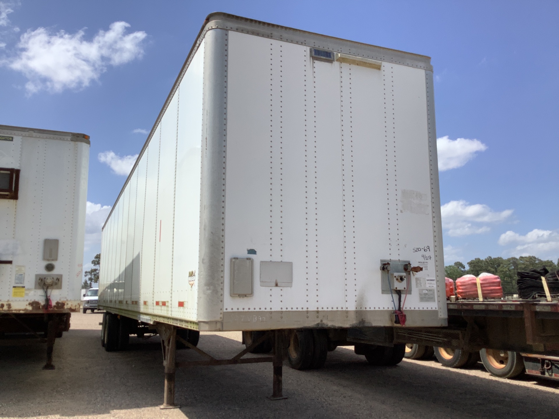 2008 Wabash DVCVHPC 53 ft T/A 53 Ft Van Trailer