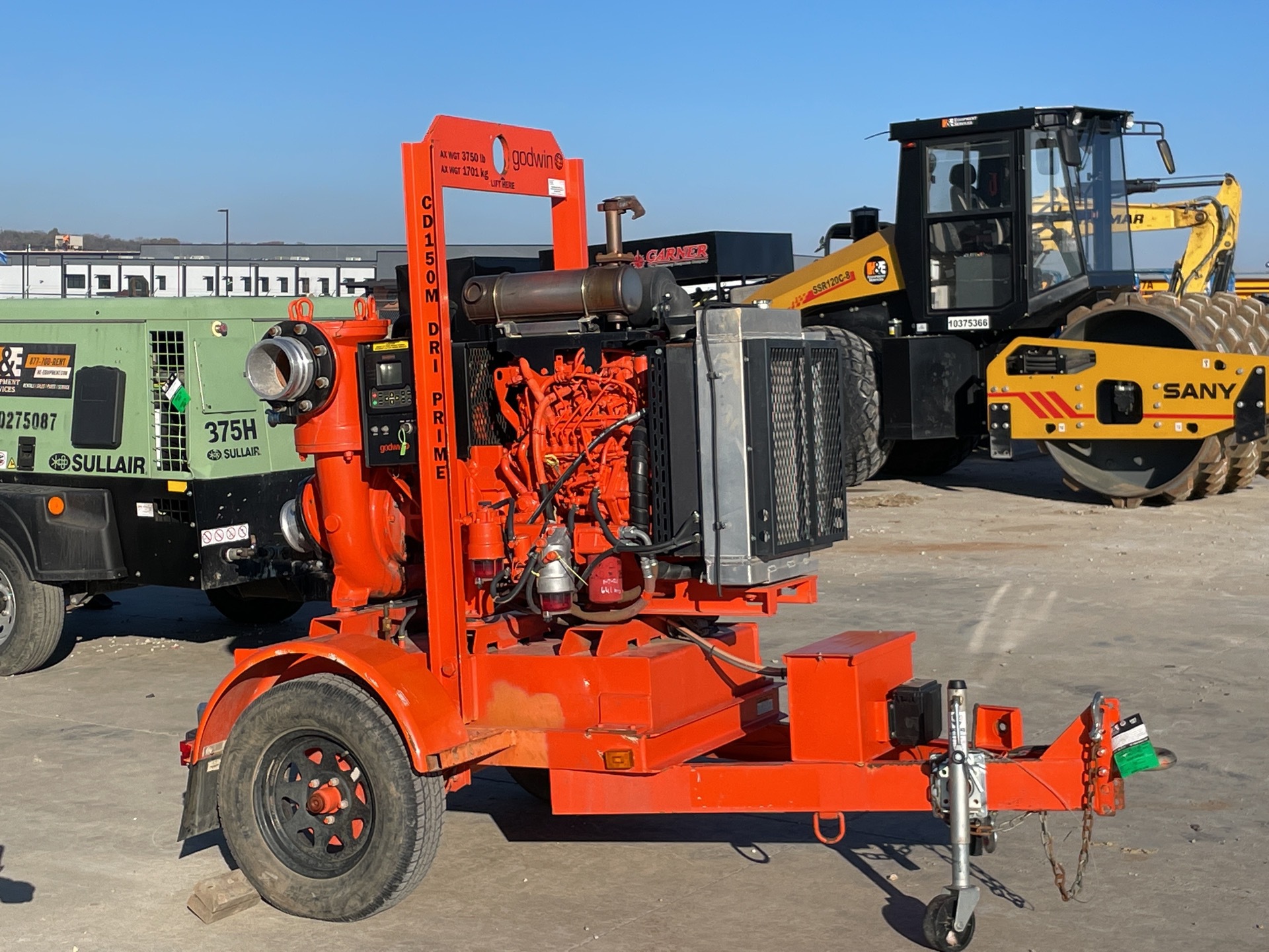 2018 Godwin CD150M Trailer-Mounted Water Pump