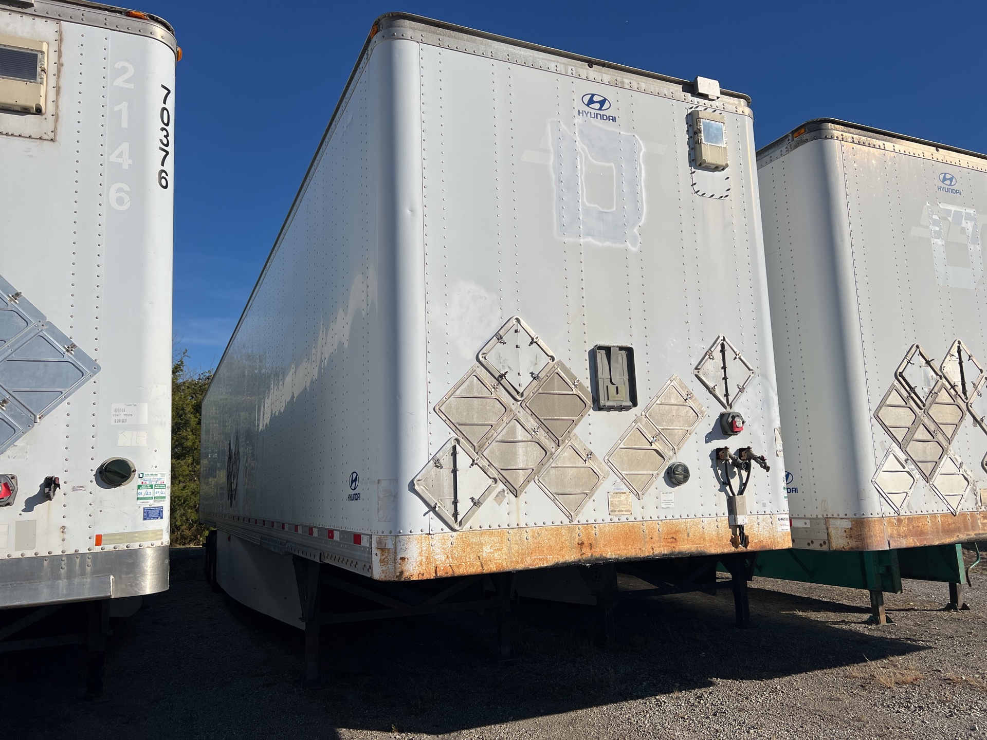 2008 Hyundai 53 ft T/A Van Trailer