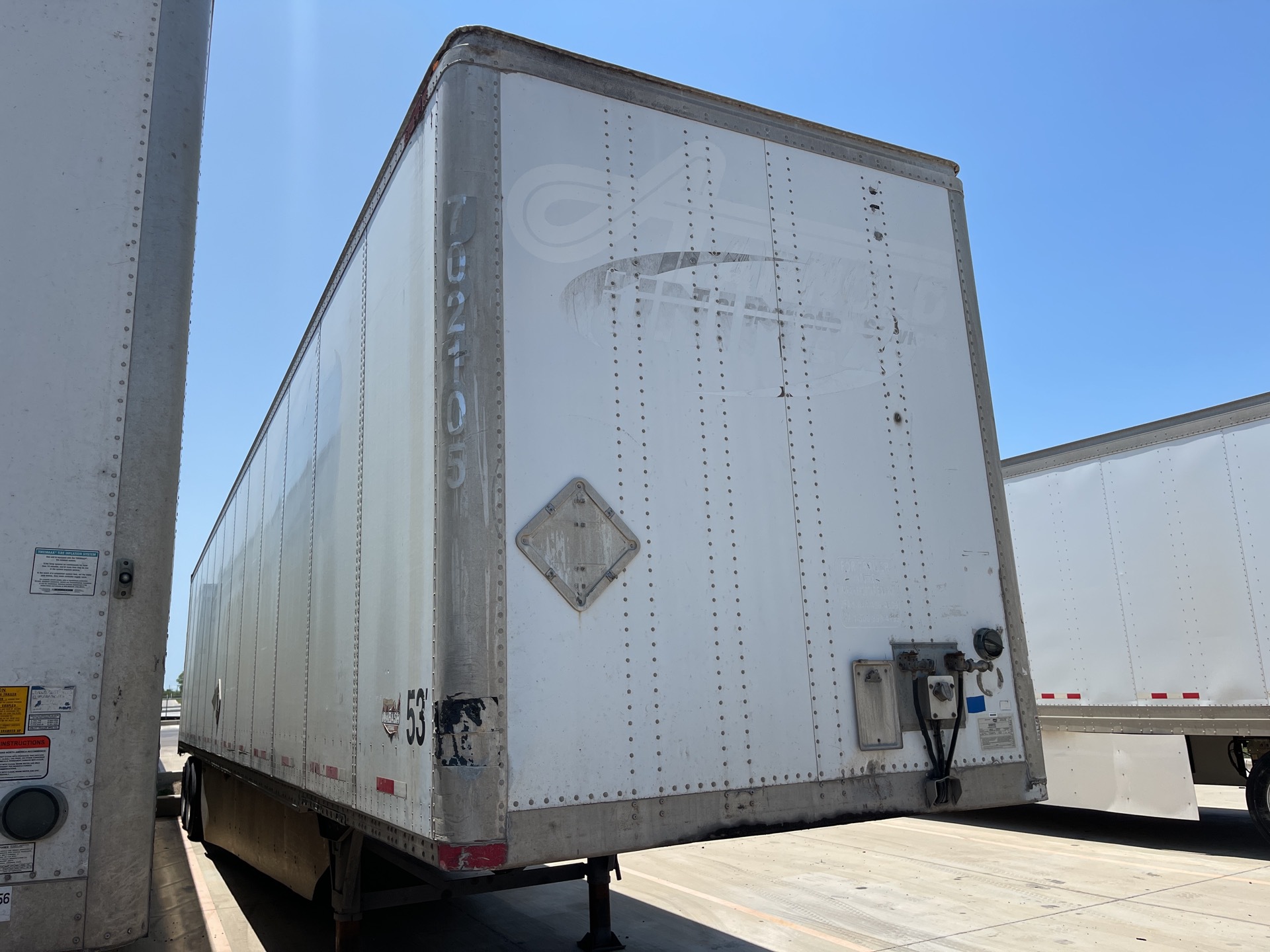 2007 Wabash DVCVHPC T/A Van Trailer