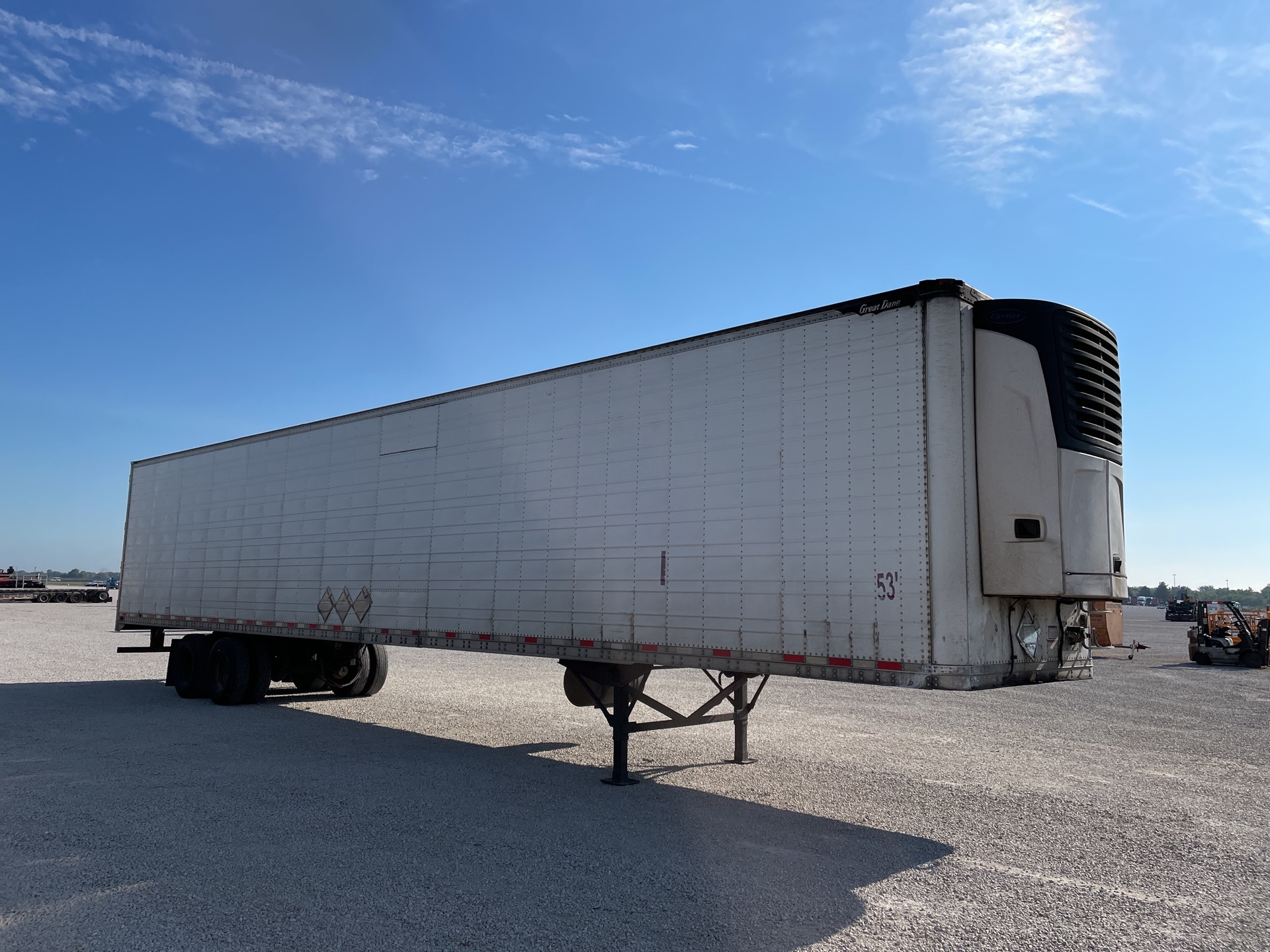 2012 Great Dane 53 ft x 102 in T/A Refrigerated Trailer