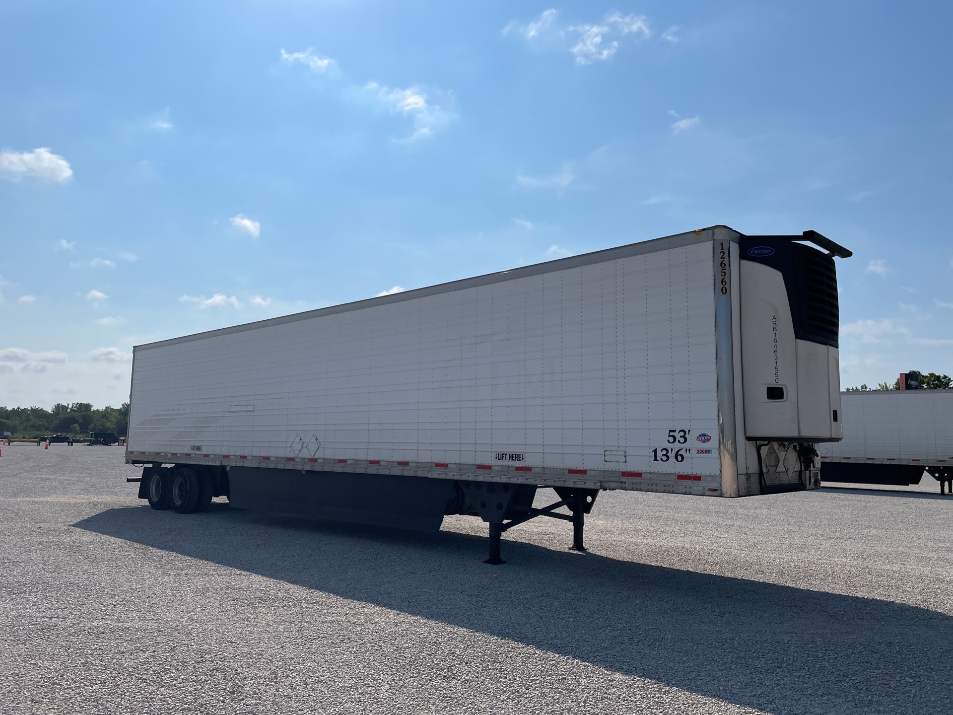 2016 Utility VS2RA 53 ft x 102 in T/A Refrigerated Trailer