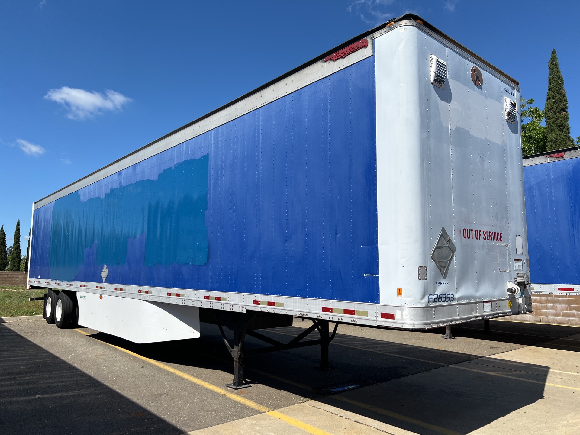 2001 Great Dane 53 ft T/A Van Trailer