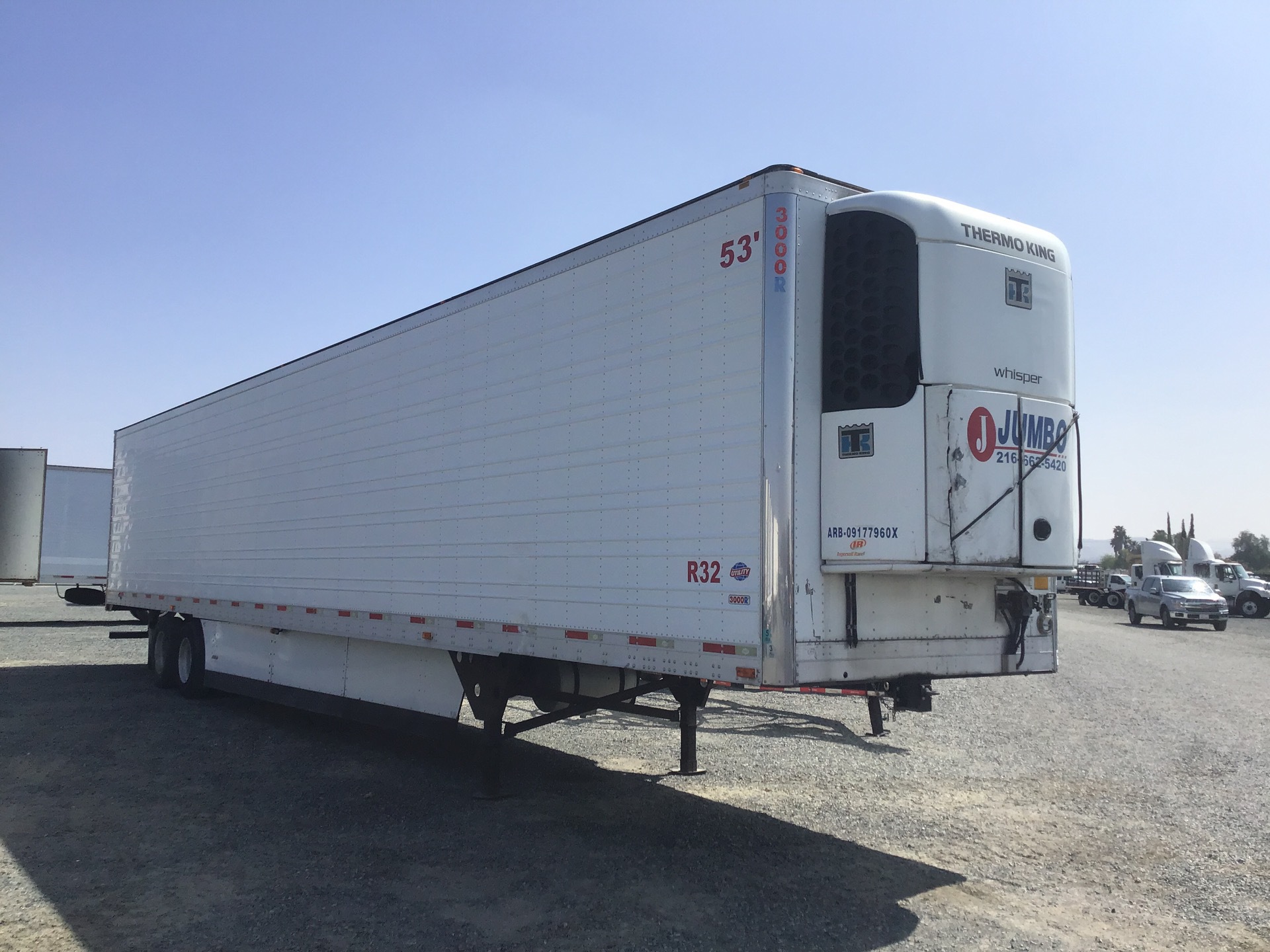 2010 Utility VS2RA 68000 lb T/A Refrigerated Trailer