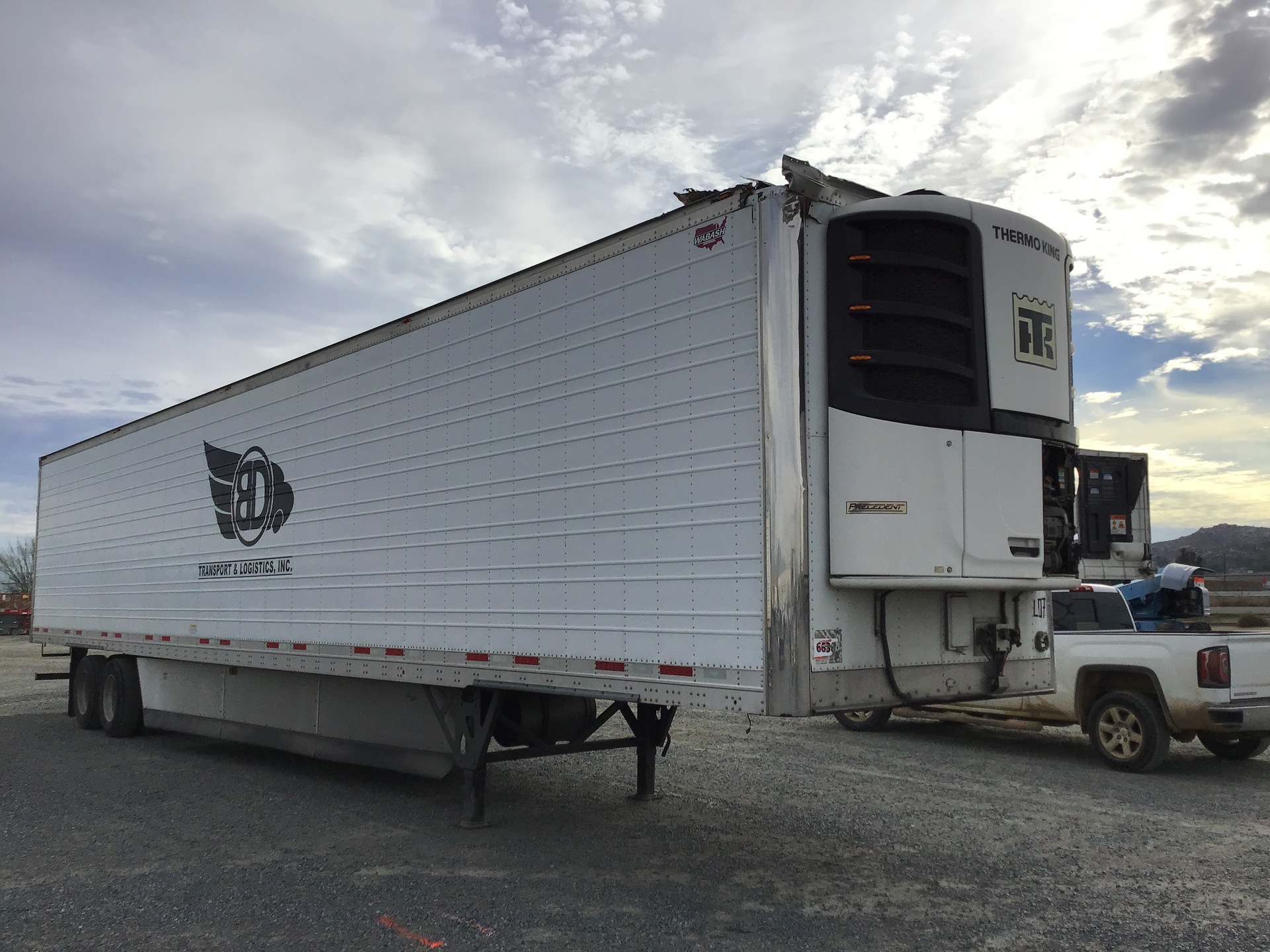 2018 Wabash 53 ft T/A Refrigerated Trailer
