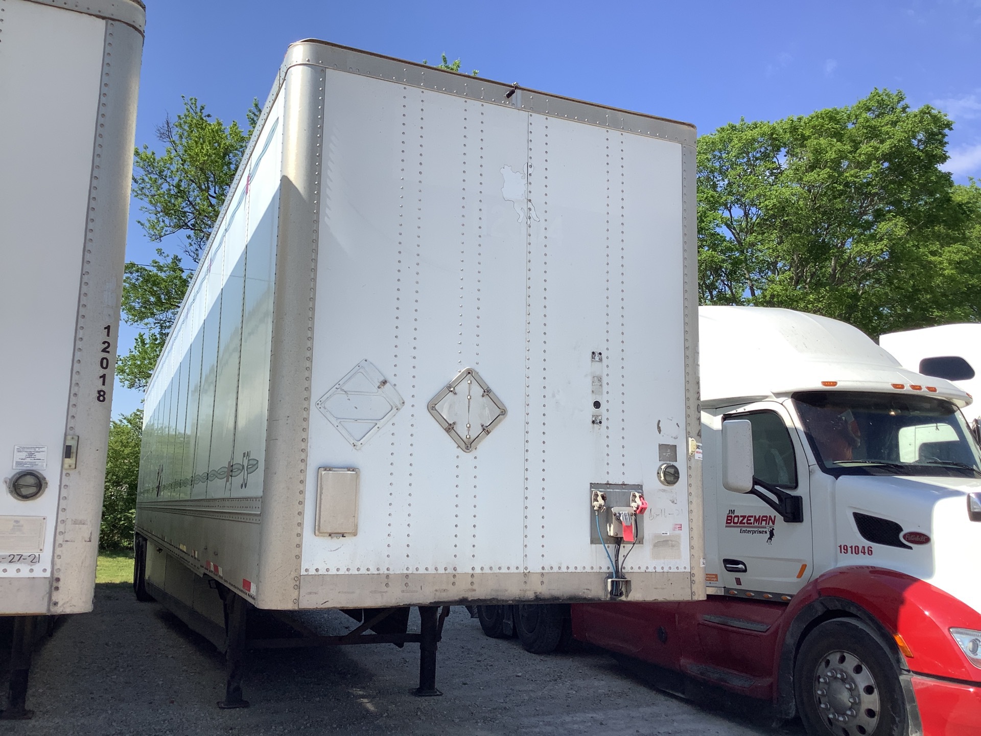 2012 Wabash DVHDHPC 52 ft T/A Van Trailer
