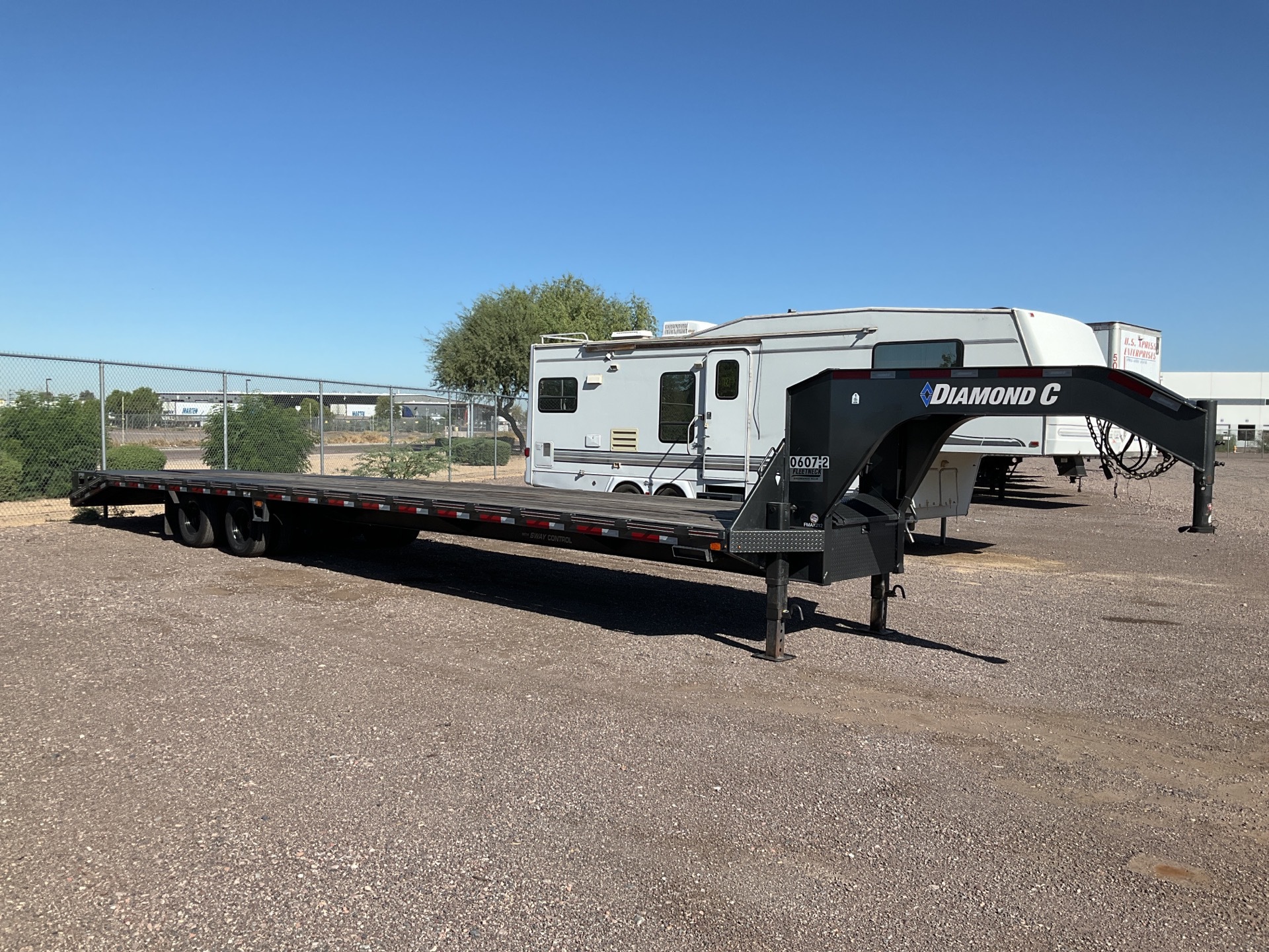 2021 Diamond C 40 ft T/A Gooseneck Equipment Trailer