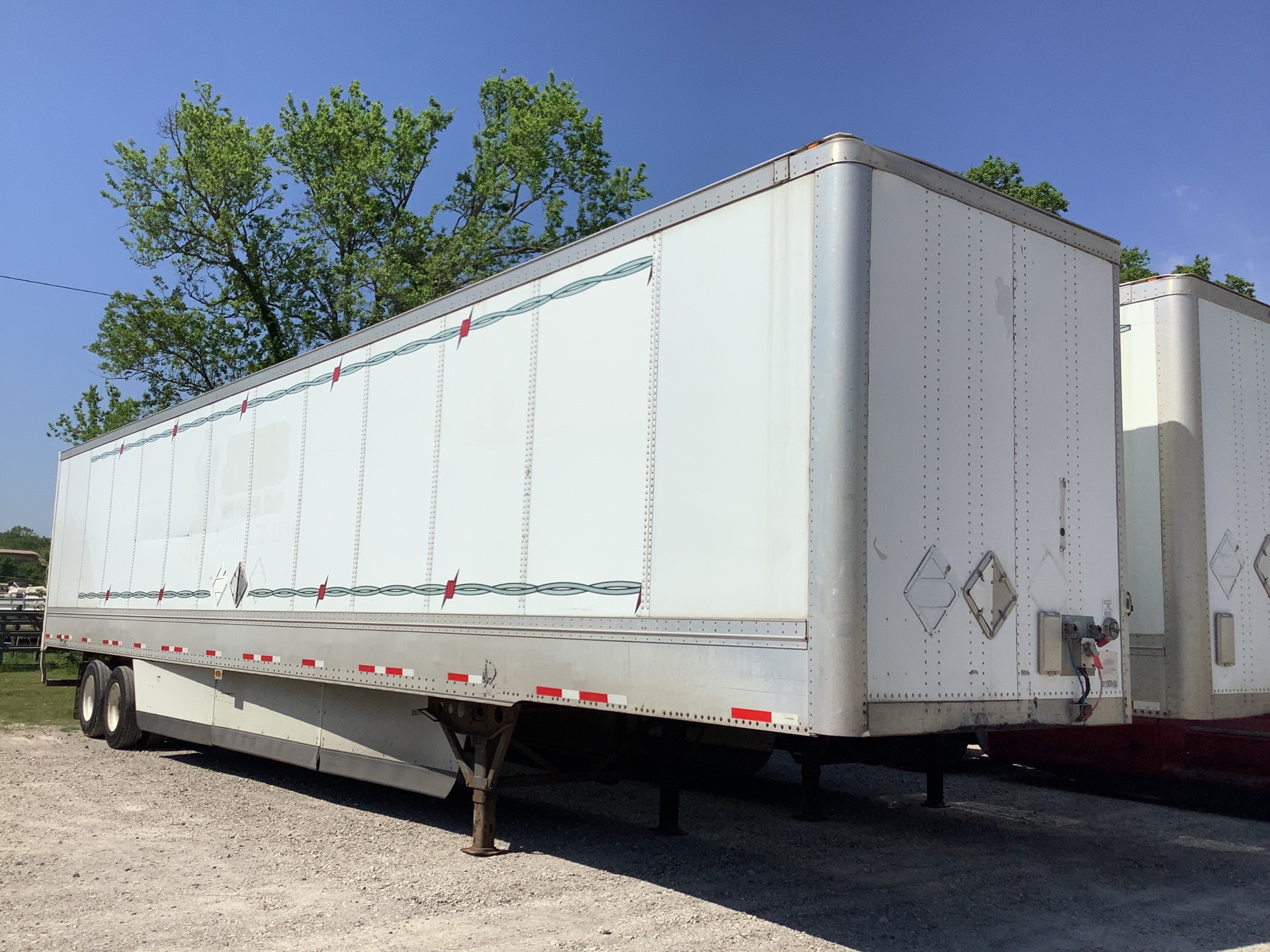 2012 Wabash DVHDHPC 52 ft T/A Van Trailer