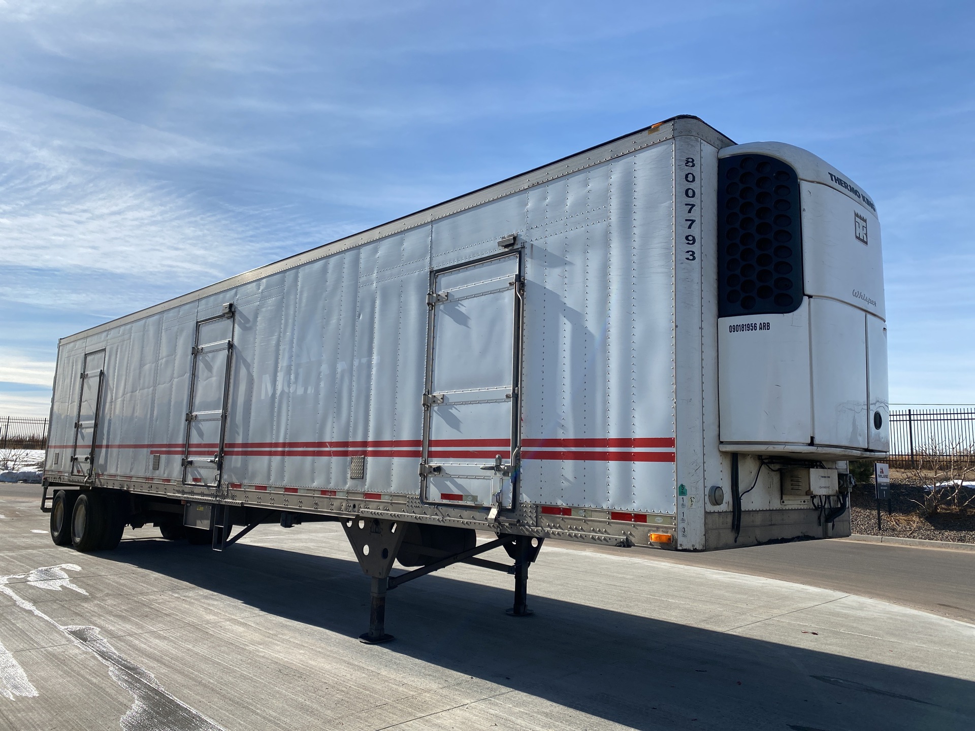 2009 Utility 48 ft T/A Refrigerated Trailer