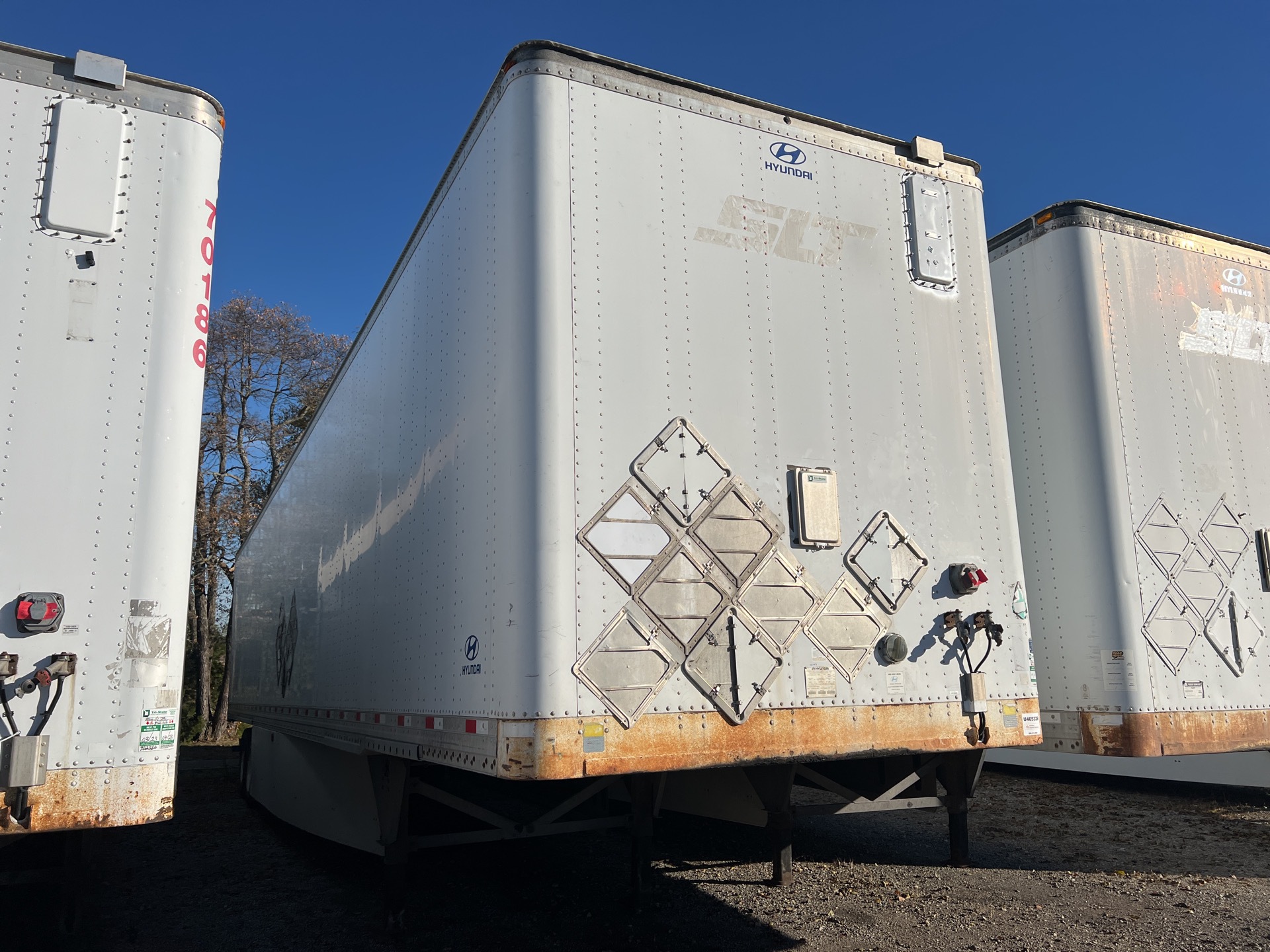 2008 Hyundai 53 ft T/A Van Trailer