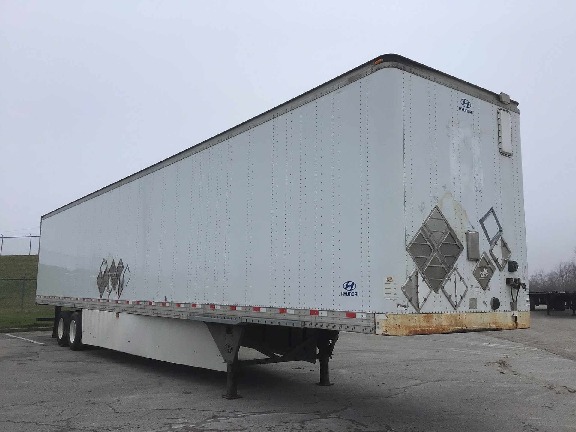 2008 Hyundai VI2530152-AJS T/A Van Trailer