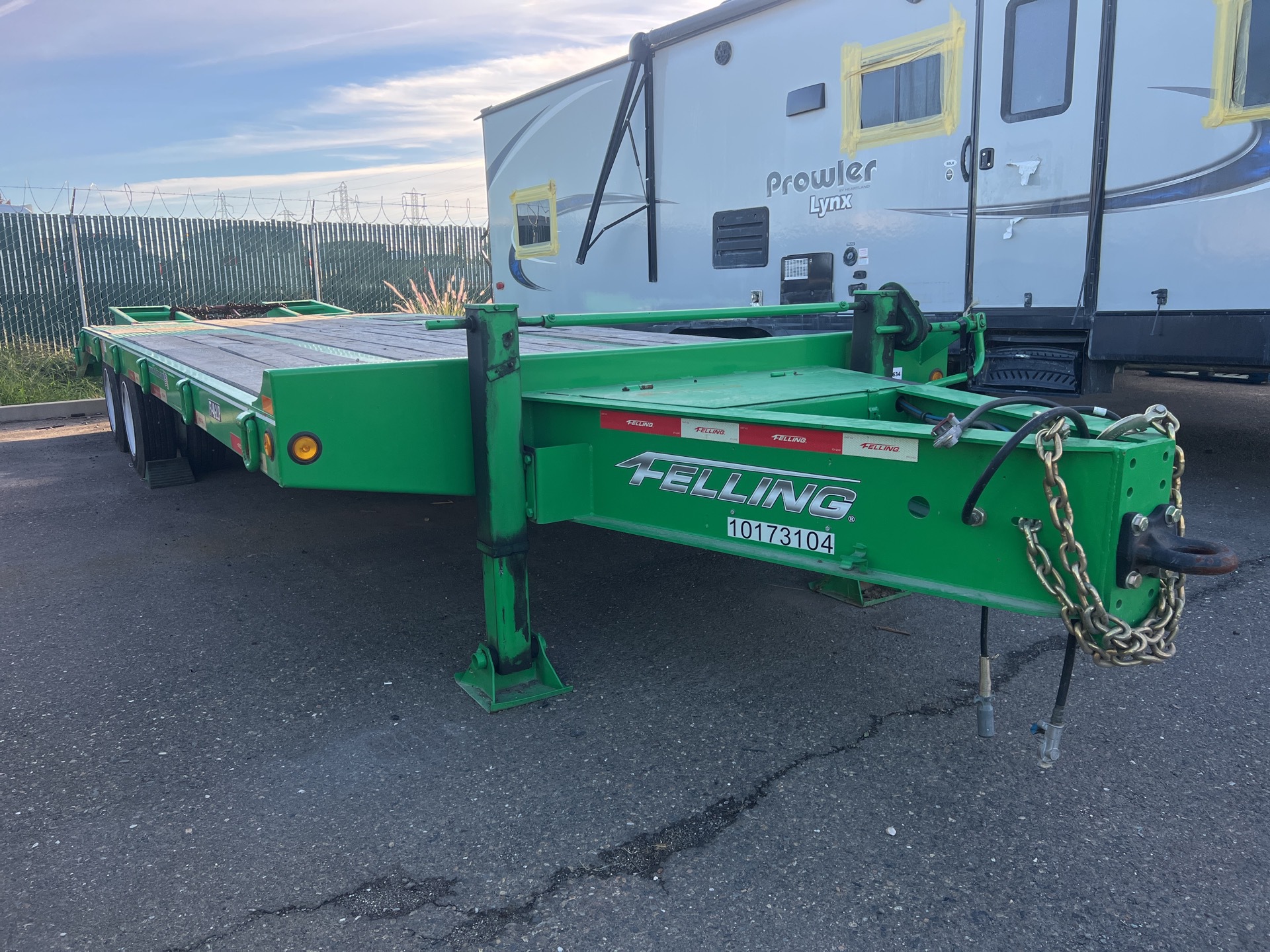 2020 Felling FT-40-2 LP 20 ft T/A Equipment Trailer