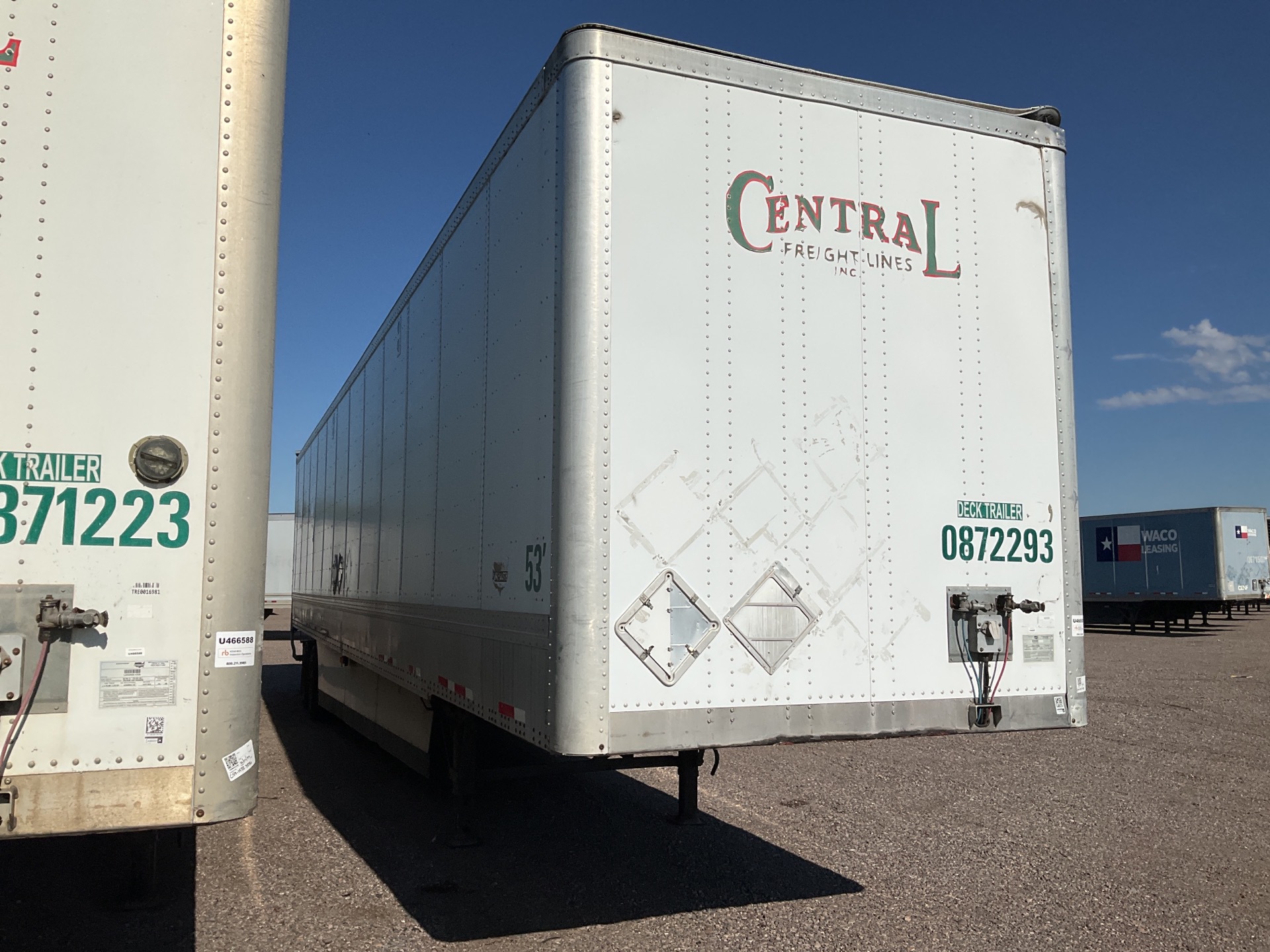 2008 Wabash 53 ft T/A Van Trailer