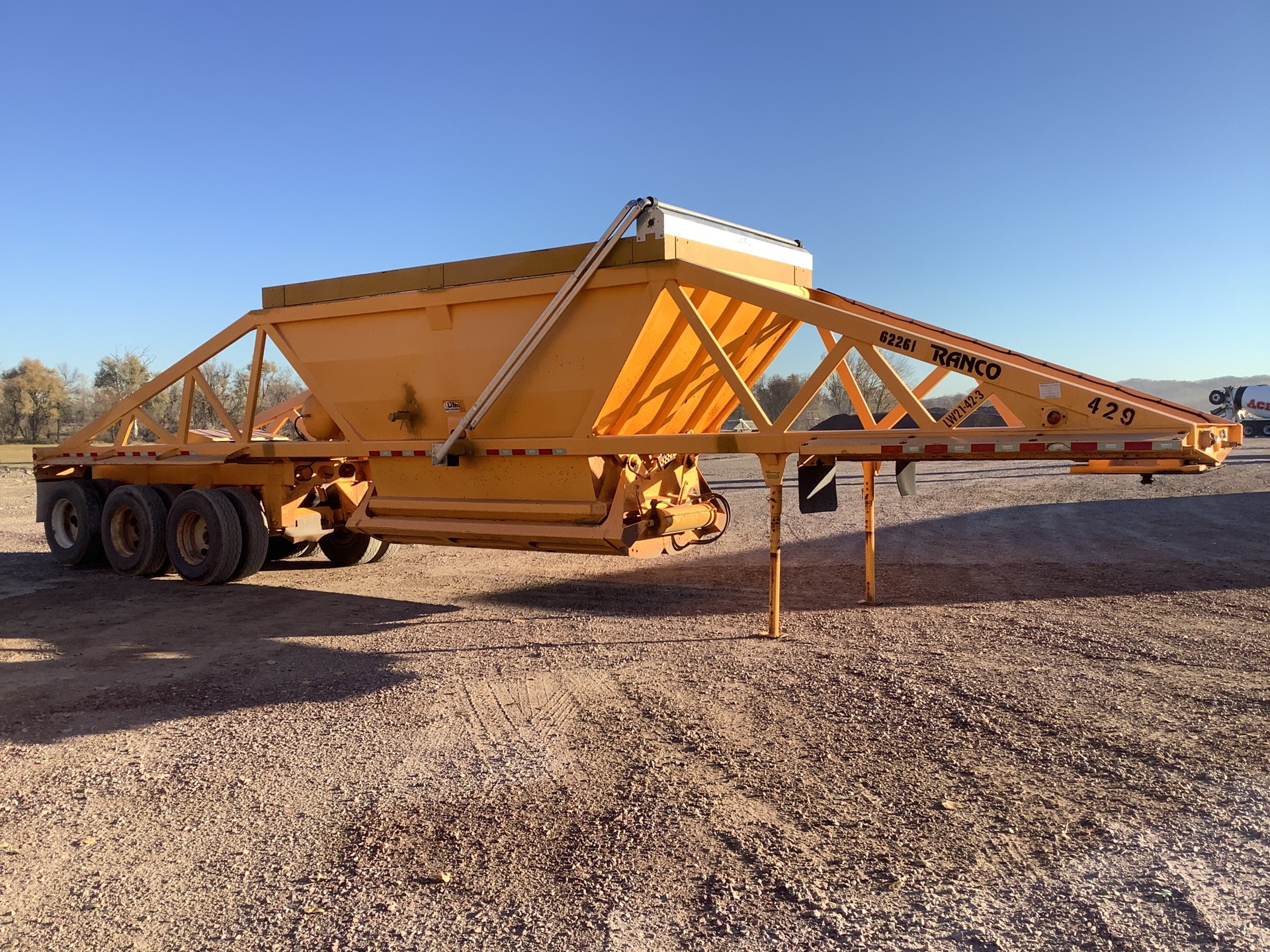 2012 Ranco Tri/A Belly Dump Trailer
