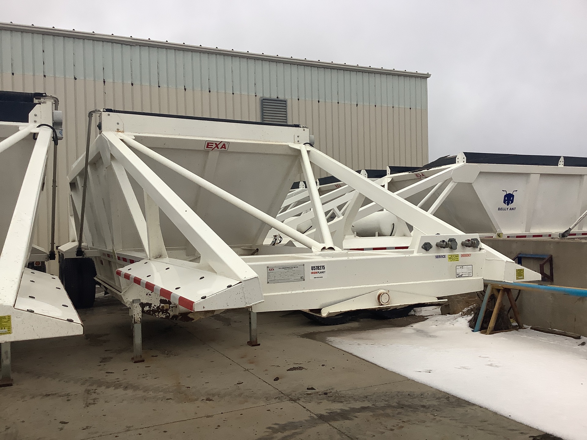 2021 EXA Industrial B-24 T/A Belly Dump Trailer