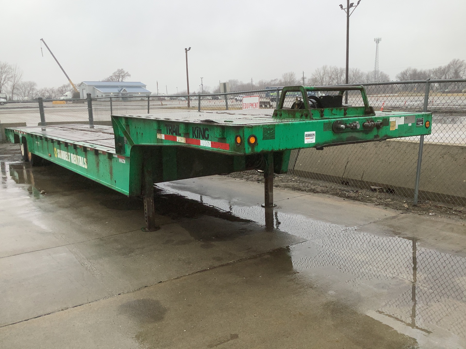 2011 Trail King TK70HT Hydraulic Tail Trailer