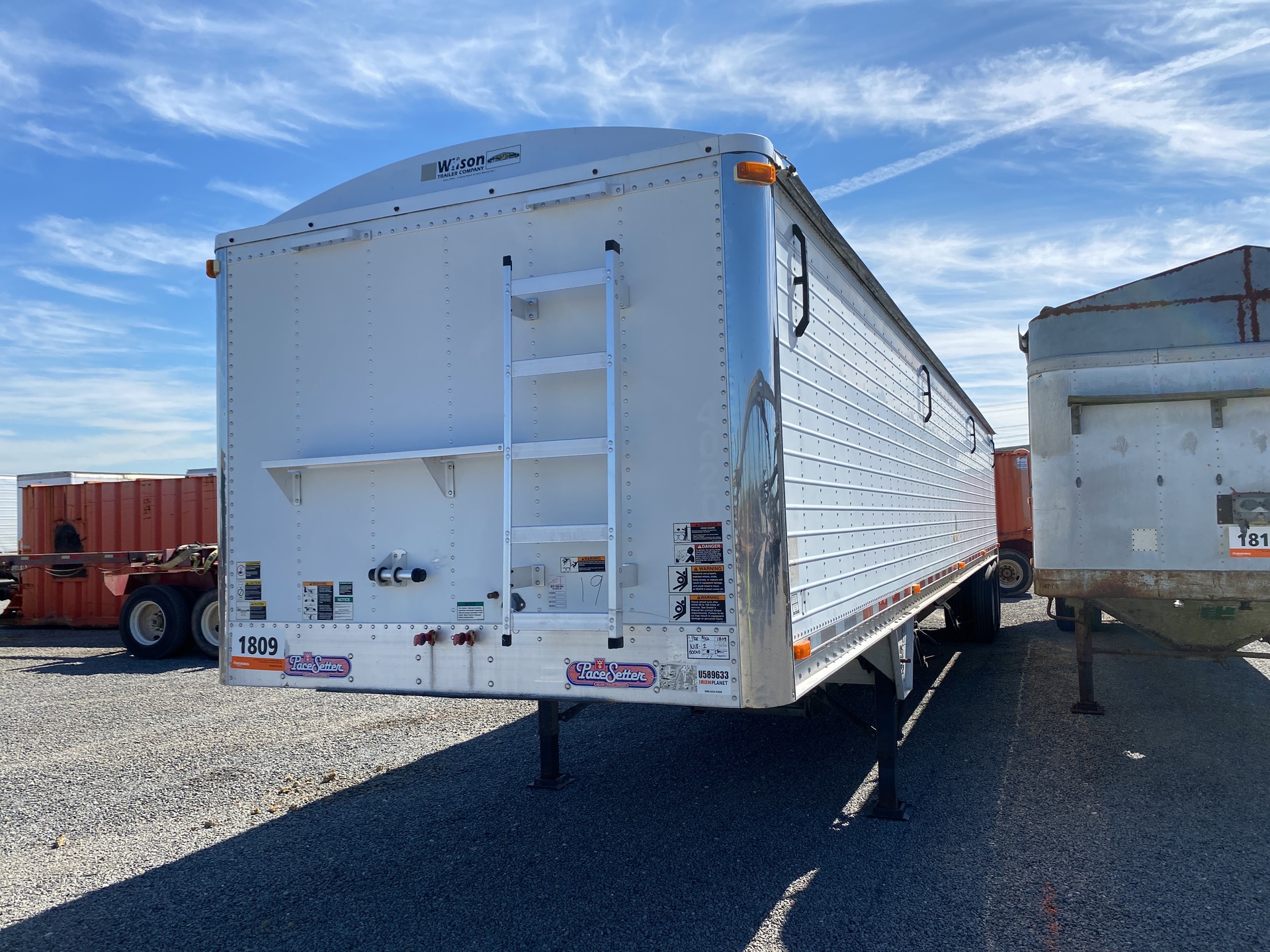 2008 Wilson DWH-550 T/A Grain Trailer