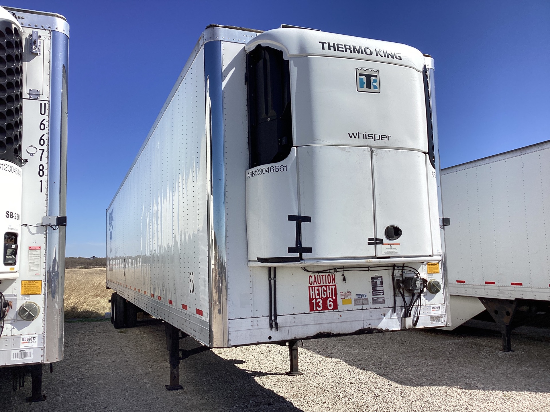 2013 Utility 52 ft T/A Refrigerated Trailer
