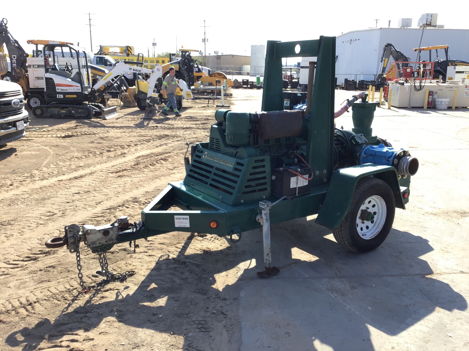 Cornell 6NNT-EM16-3 Trailer-Mounted 6 in Water Pump