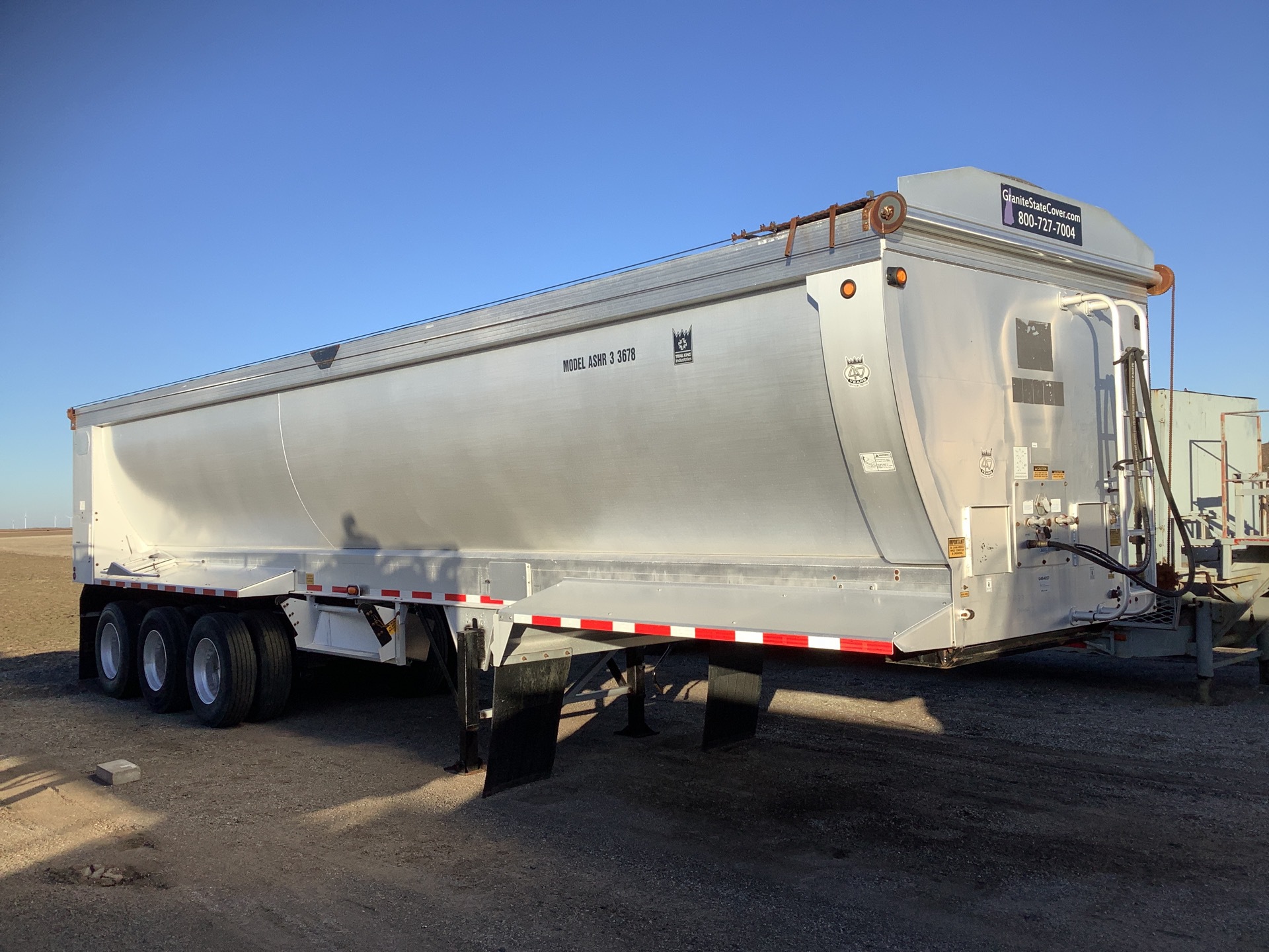 2015 Trail King ASHR3-3678-48C 37 ft Tri/A Aluminum Live Bottom Trailer