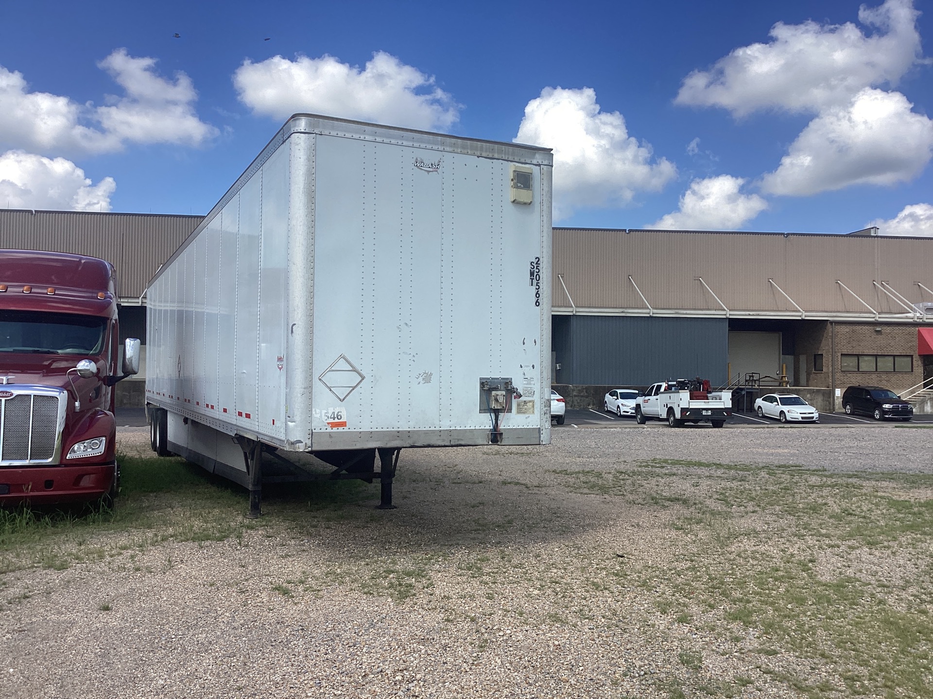 2012 Wabash DVCVHPC 53 ft T/A Van Trailer
