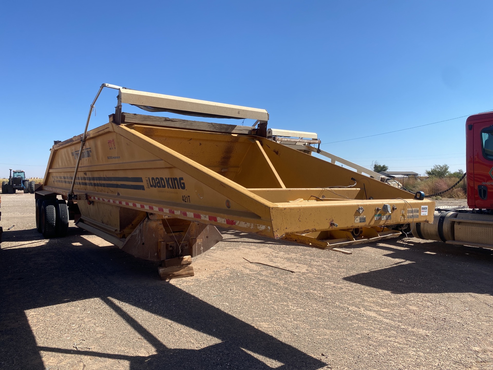 2000 Load King T/A Belly Dump Trailer