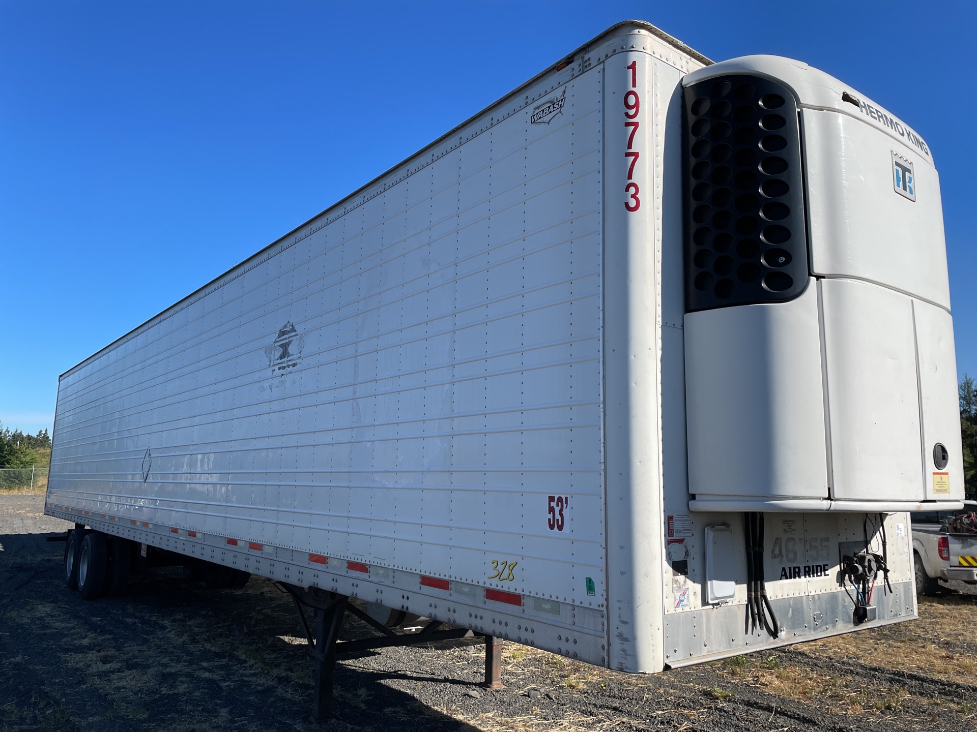 2012 UTILITY/Wabash 53 ft x 102 in T/A Refrigerated Trailer